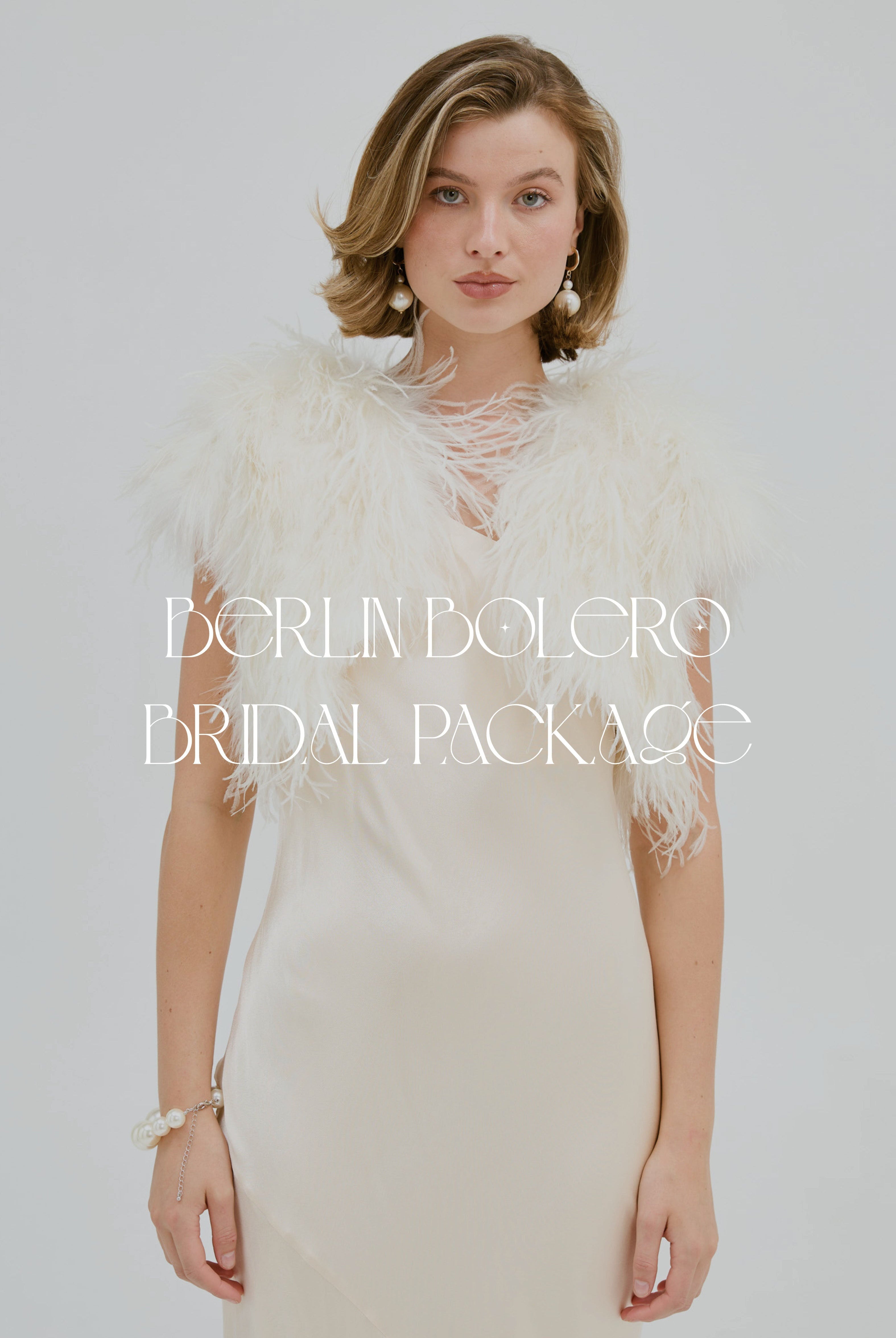 Berlin Bridal Package - 3 x Boleros + 1 complimentary Bubish