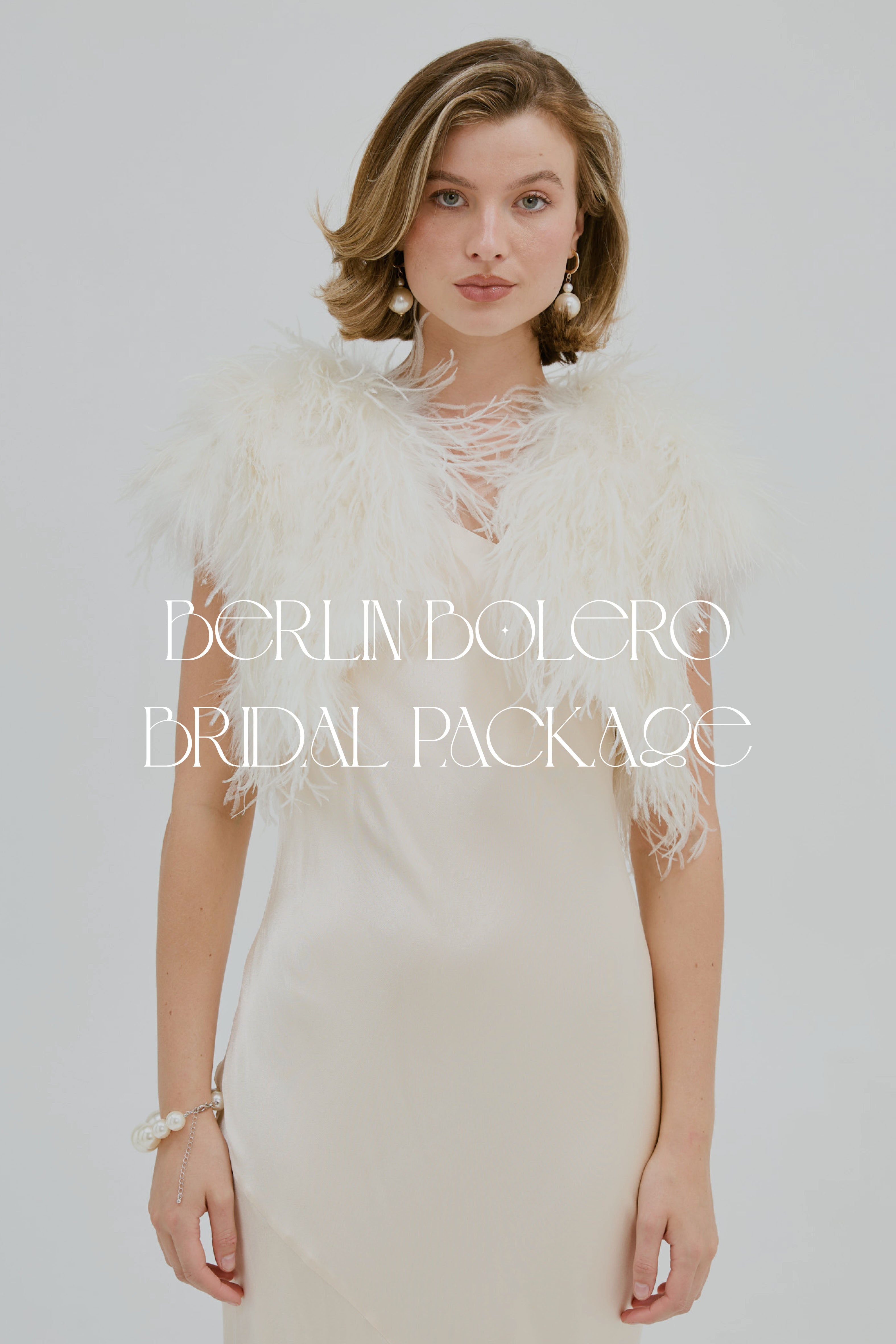 Berlin Bridal Package - 3 x Boleros + 1 complimentary Bubish