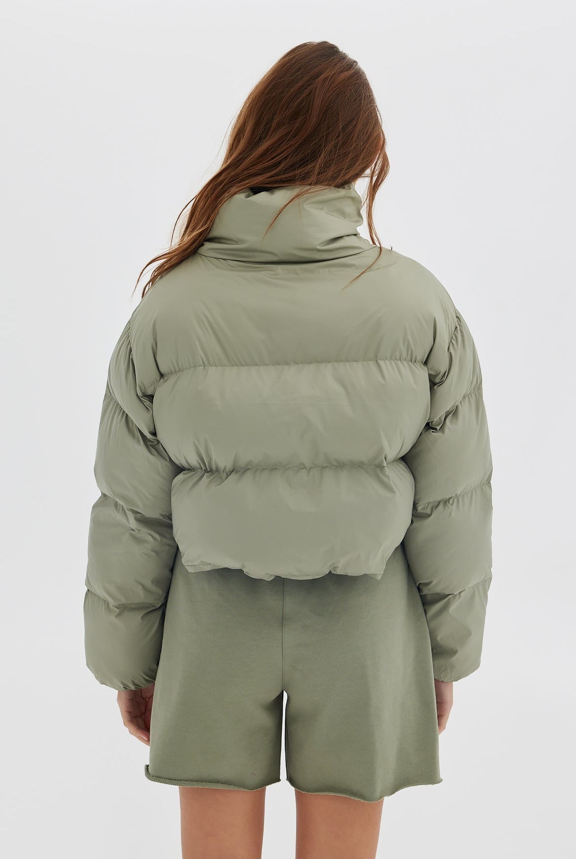 Bolero Puffer - Sage Coats & Jackets Toast Society