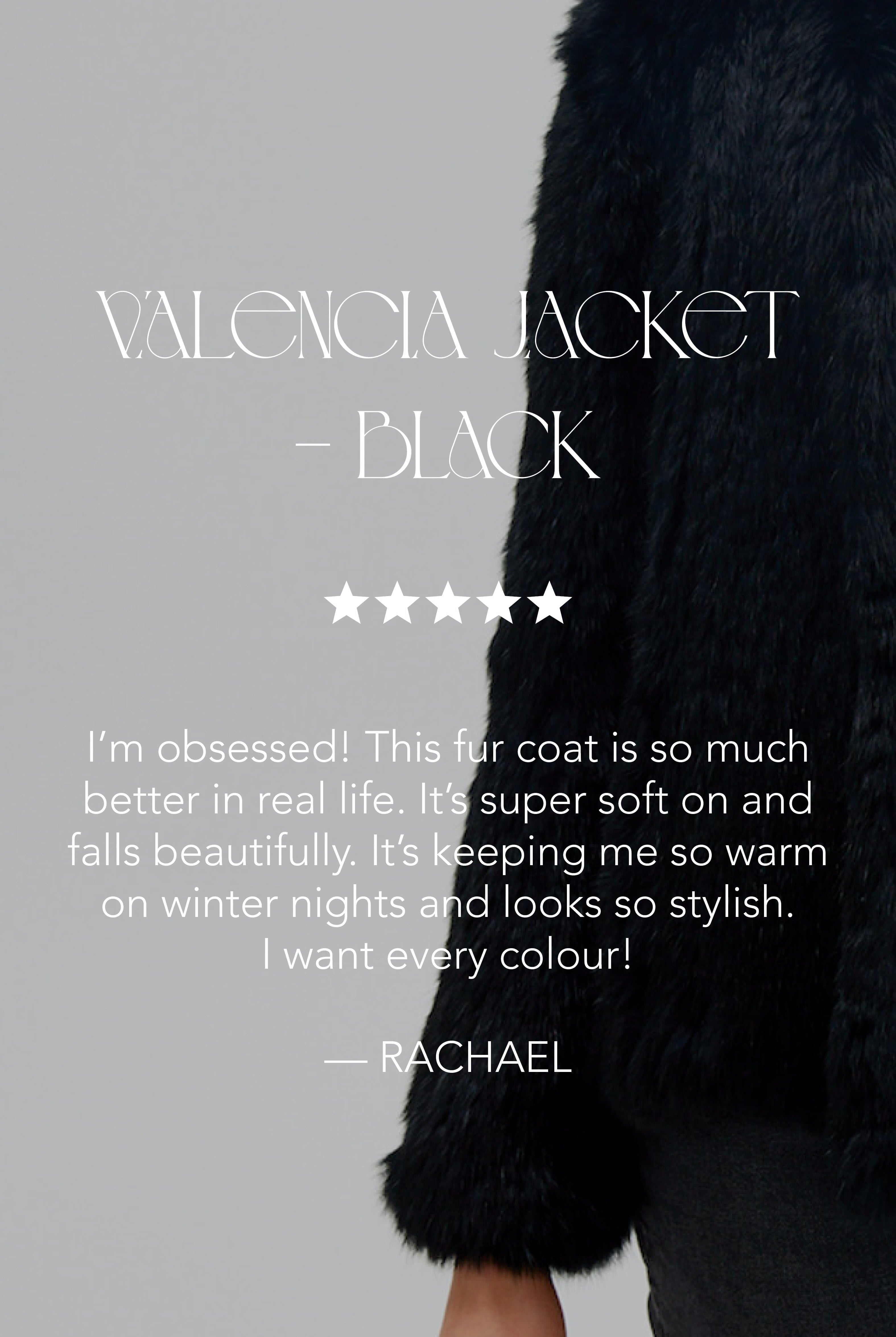 Valencia Jacket - Black Jacket Bubish