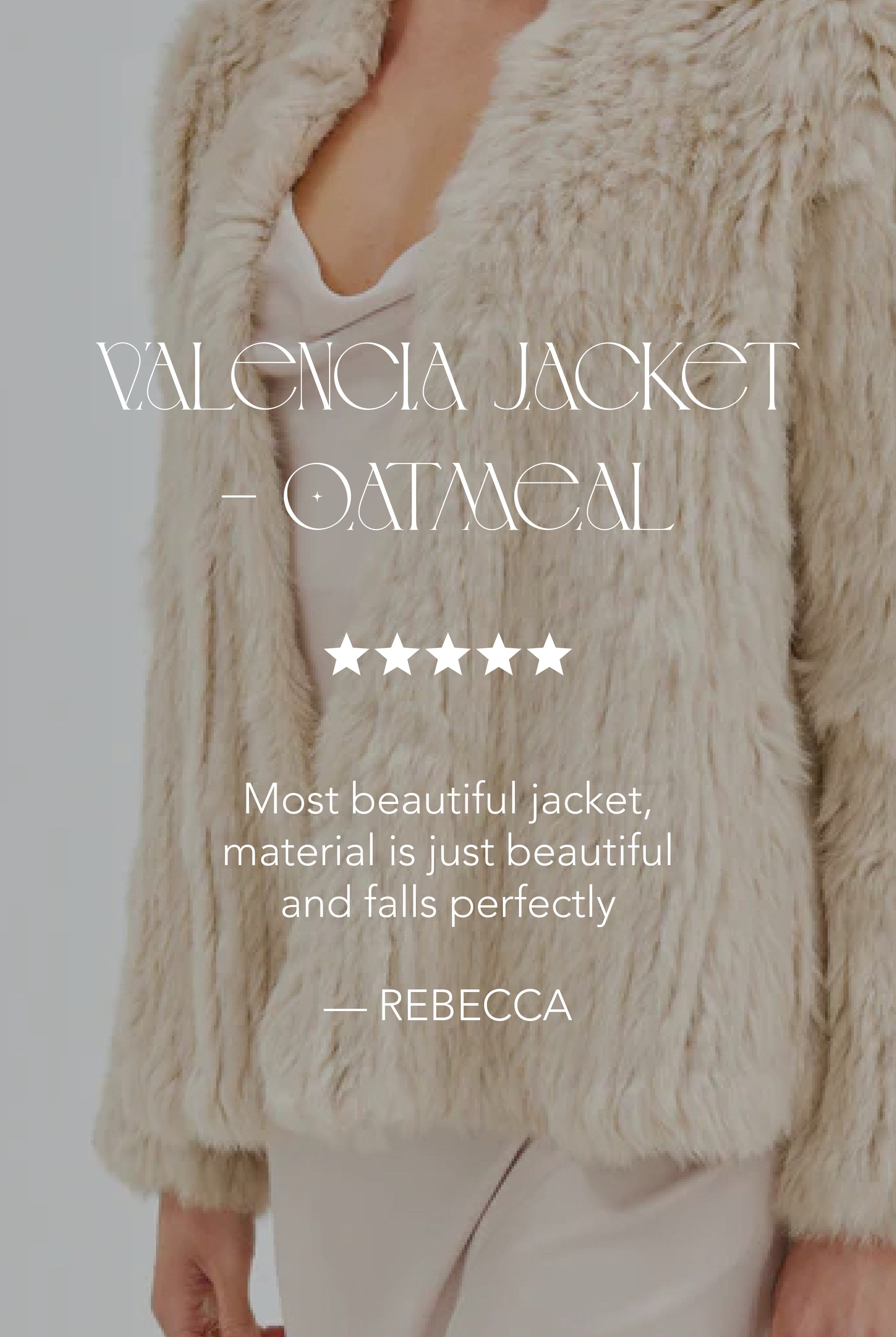 Valencia Jacket - Oatmeal Jacket Bubish Luxe