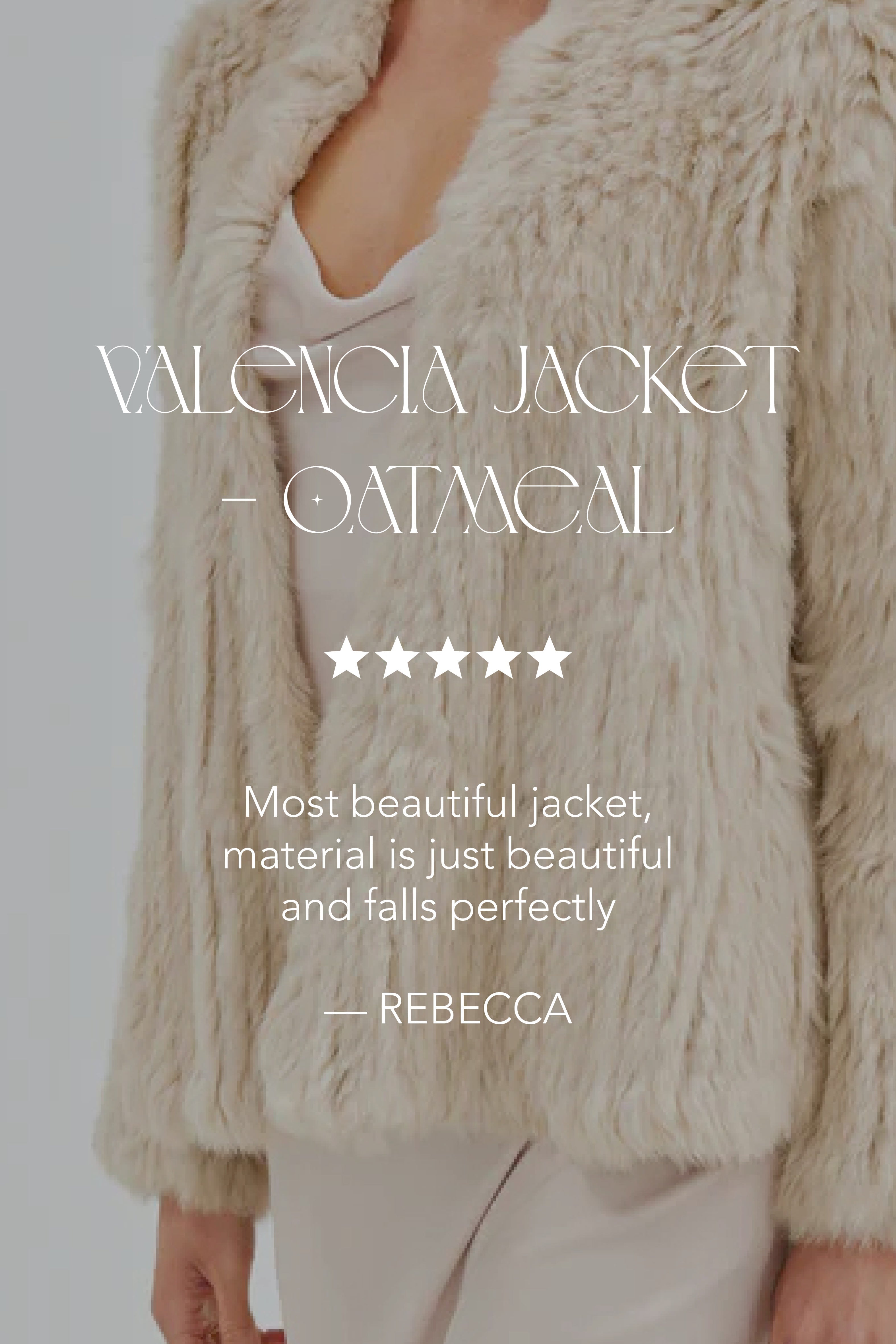 Valencia Jacket - Oatmeal Jacket Bubish Luxe