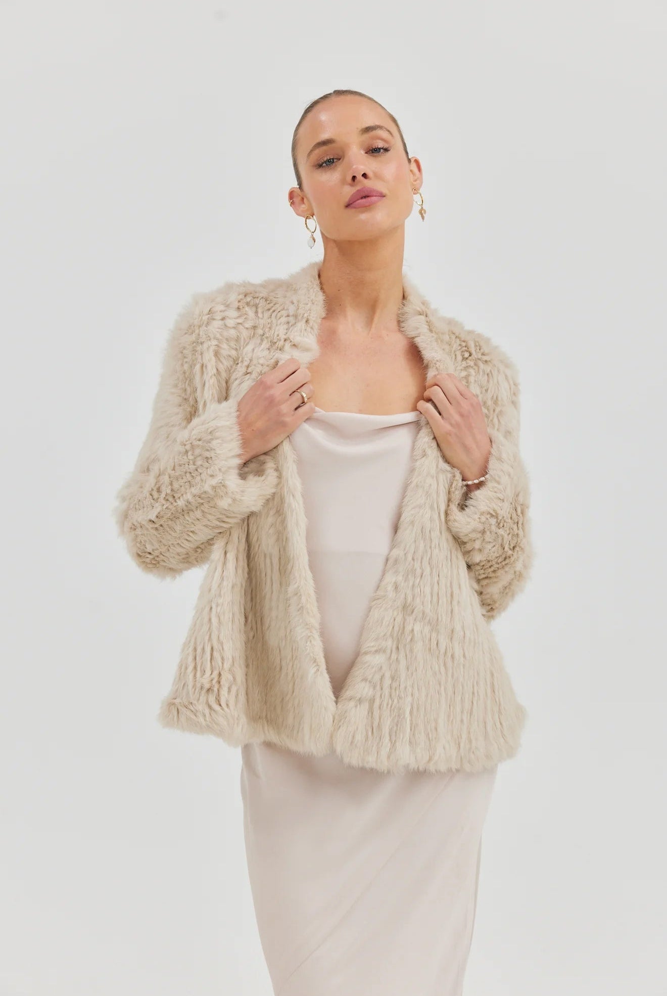 Valencia Jacket - Oatmeal Jacket Bubish Luxe