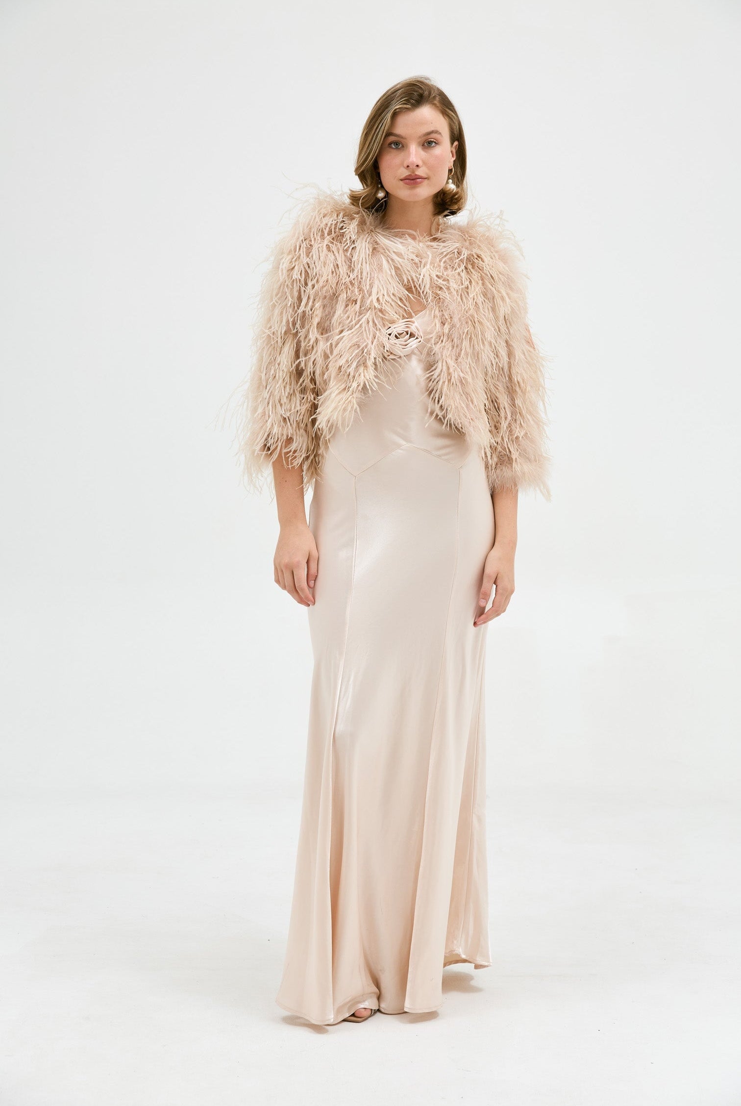 Dahlia Jacket - Creme Brulee Medium Jacket Bubish Luxe