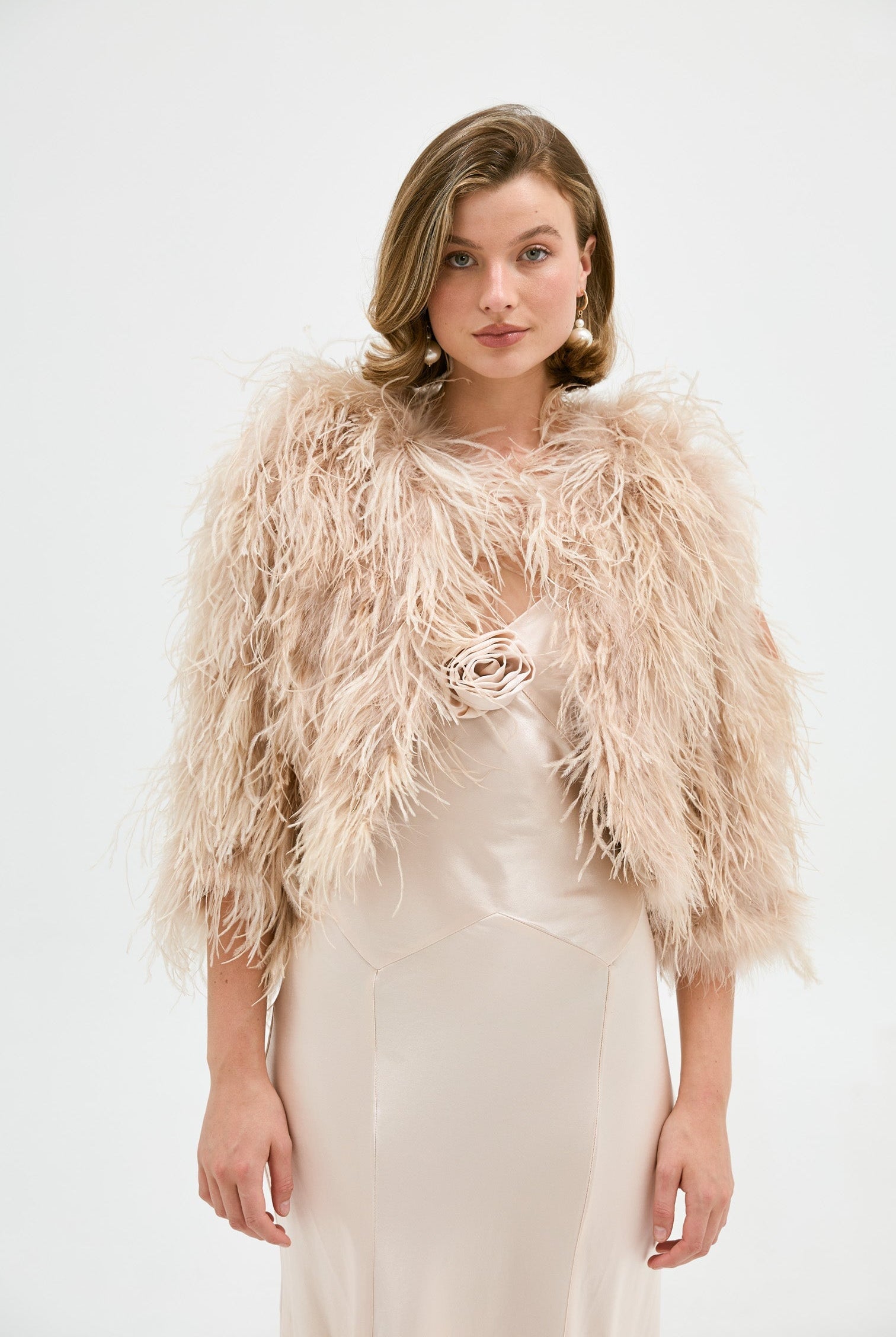 Dahlia Jacket - Creme Brulee Medium Jacket Bubish Luxe