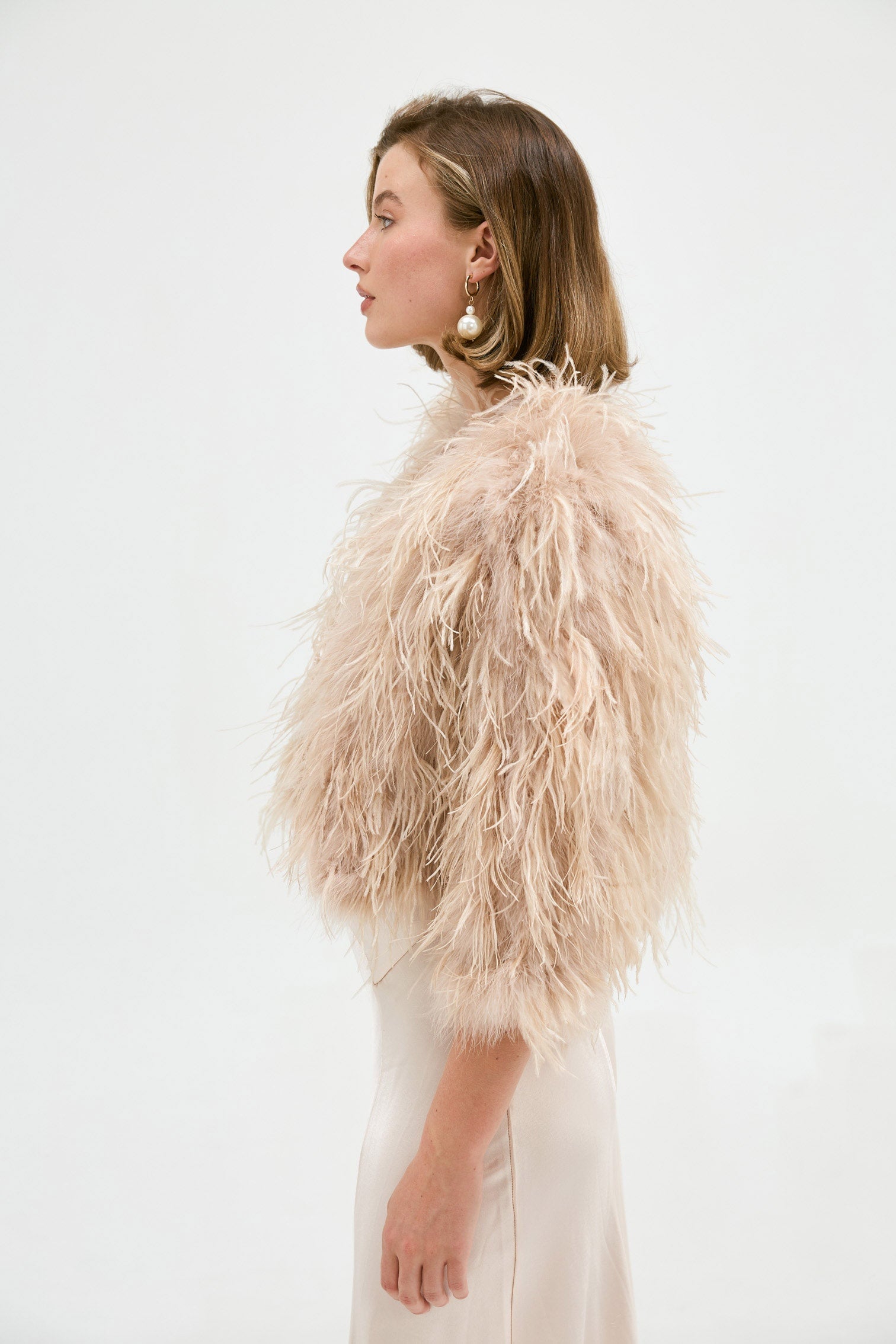 Dahlia Jacket - Creme Brulee Medium Jacket Bubish Luxe