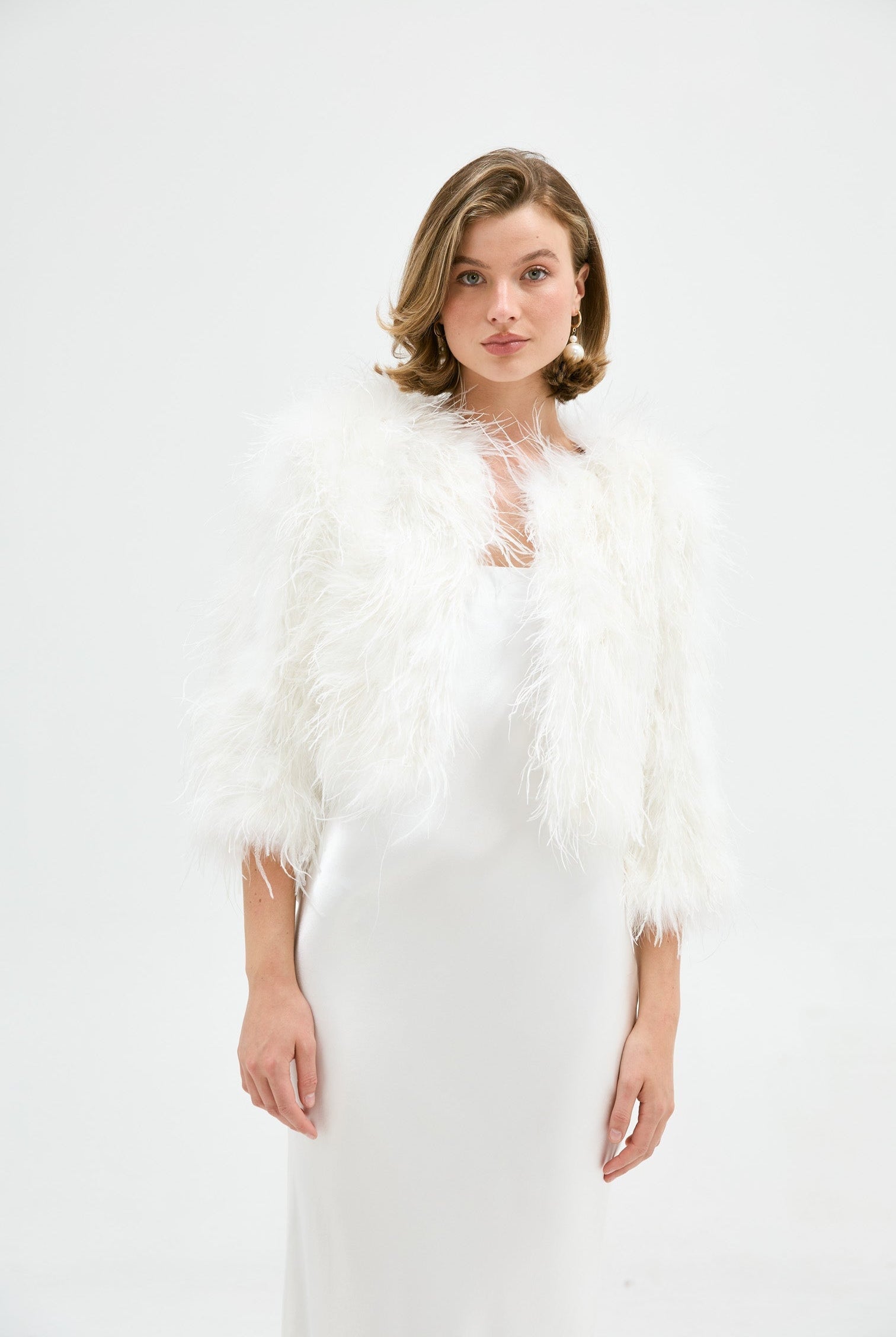 Dahlia Jacket - White Bubish Luxe