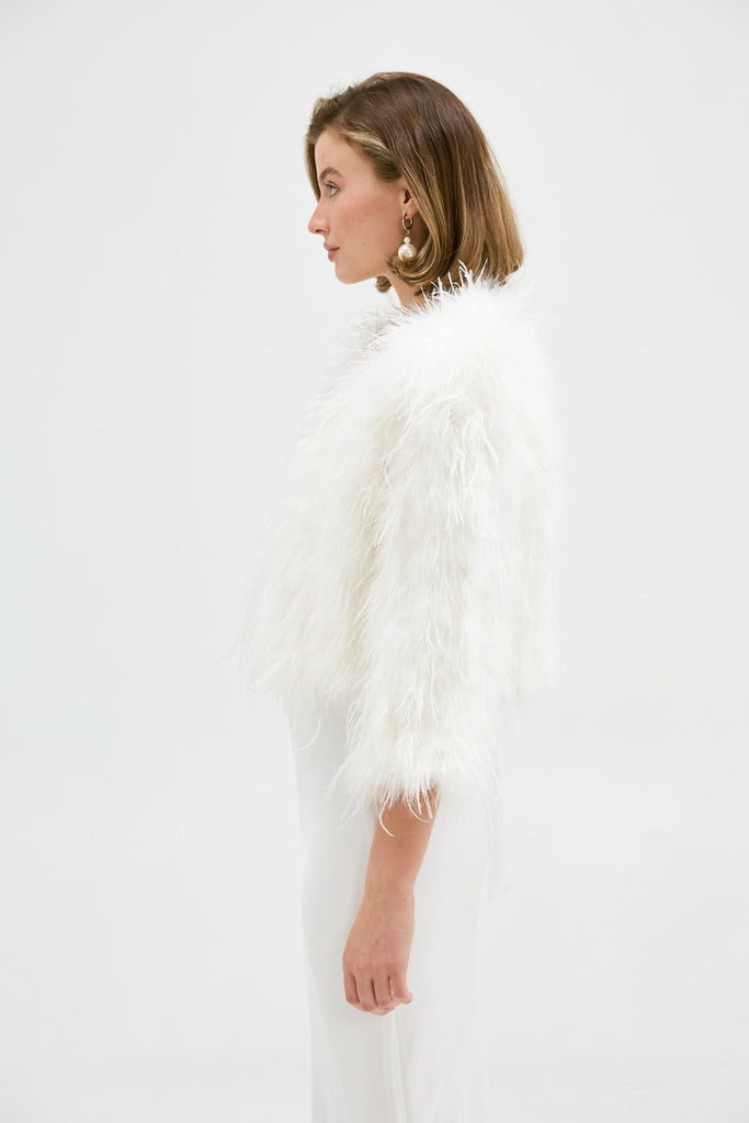 Dahlia Jacket - White Bubish Luxe 