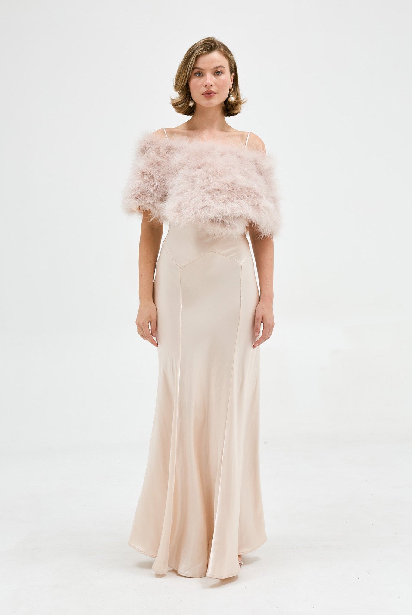 Lottie Wrap - Blush Wrap Bubish Luxe