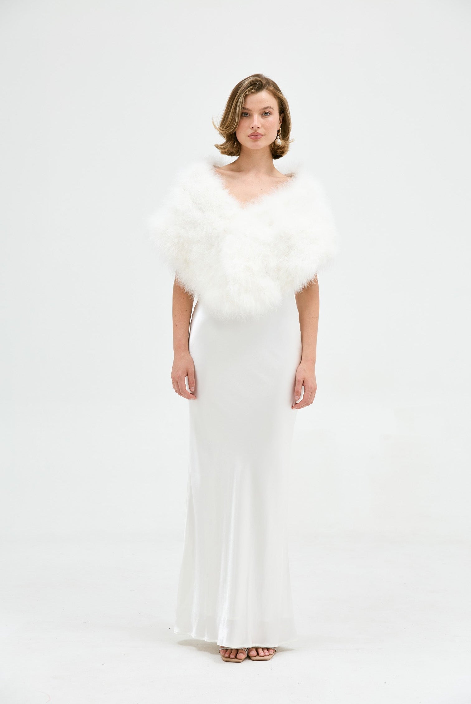 Lottie Wrap - White Wrap Bubish Luxe