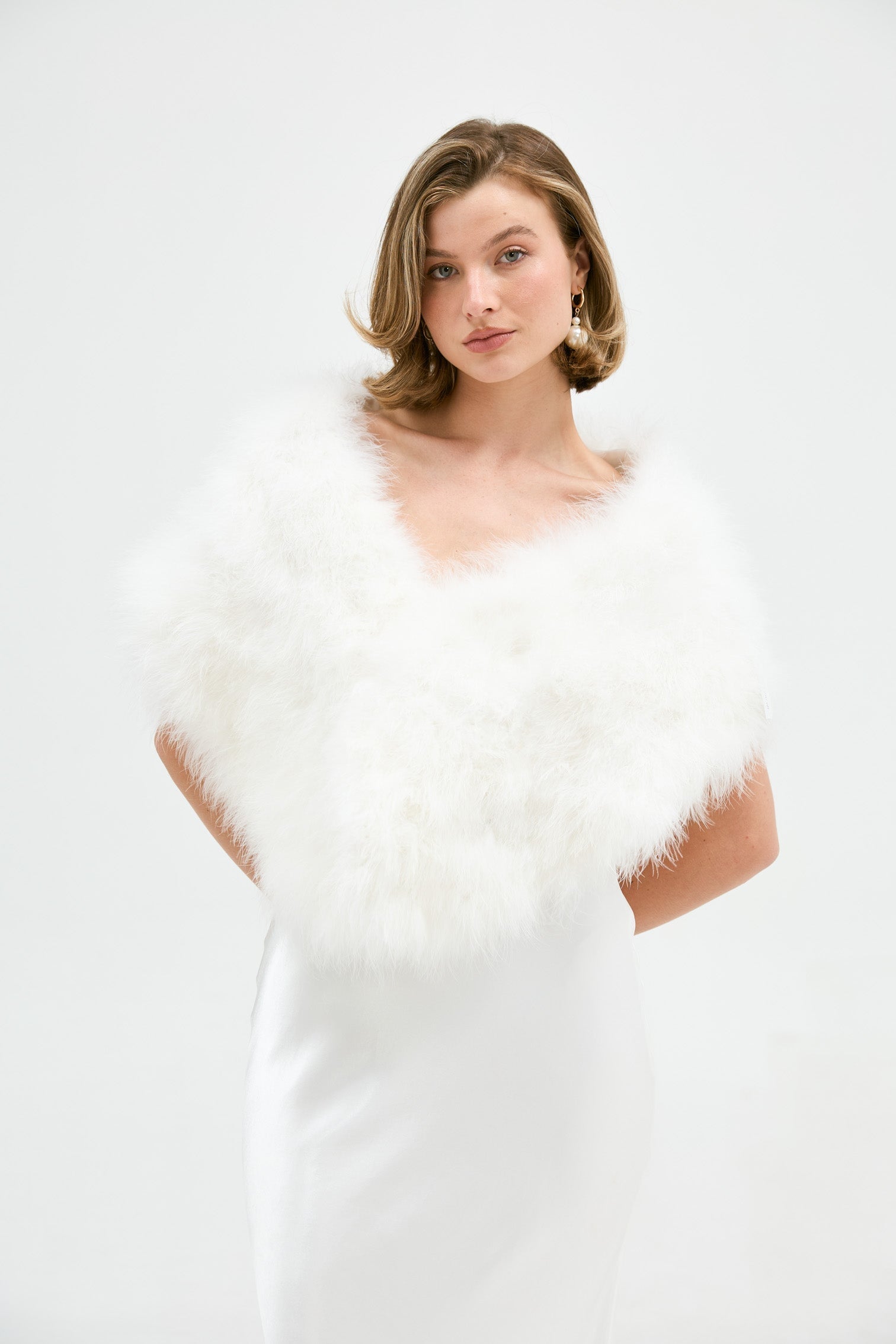 Lottie Wrap - White Wrap Bubish Luxe