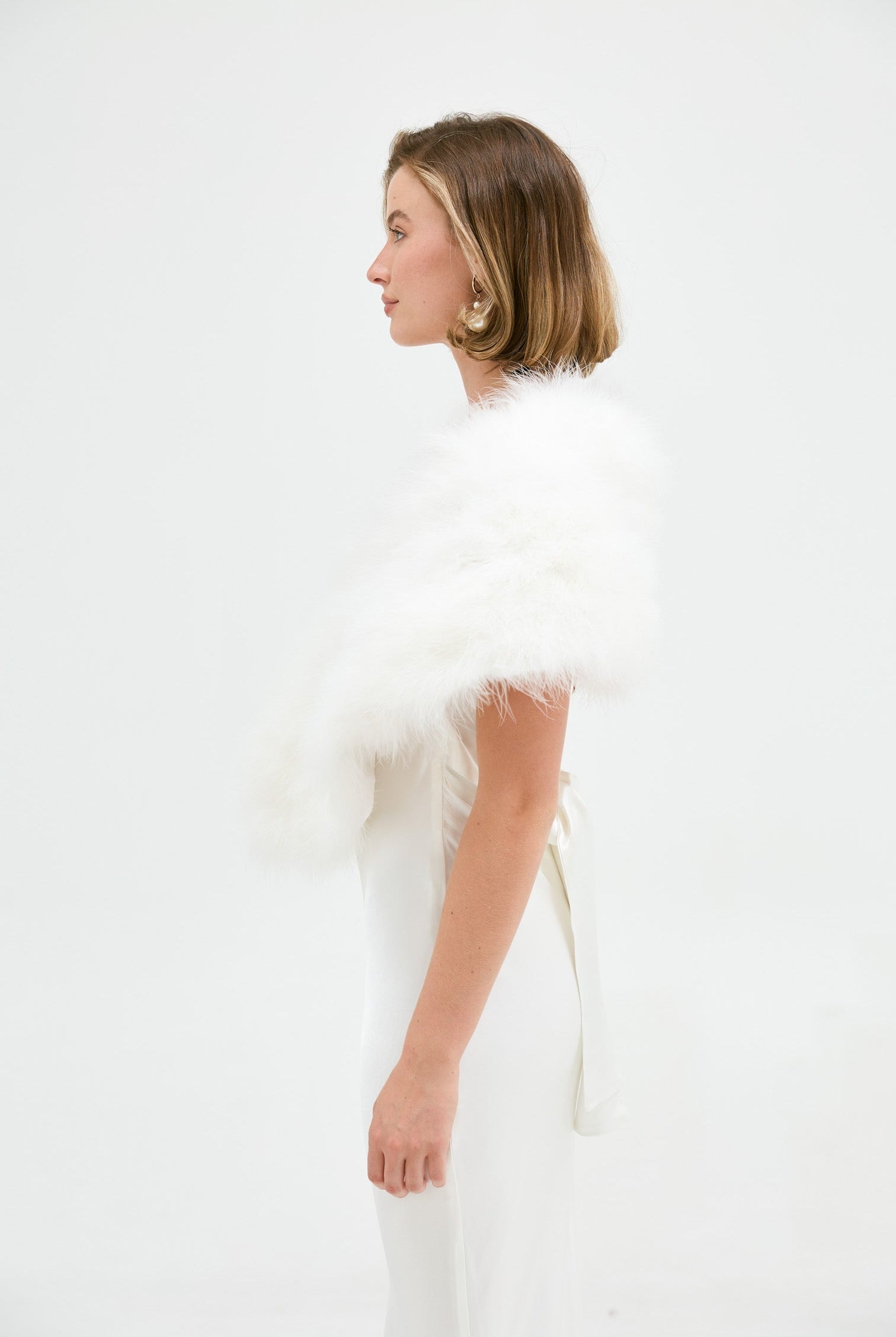 Lottie Wrap - White Wrap Bubish Luxe