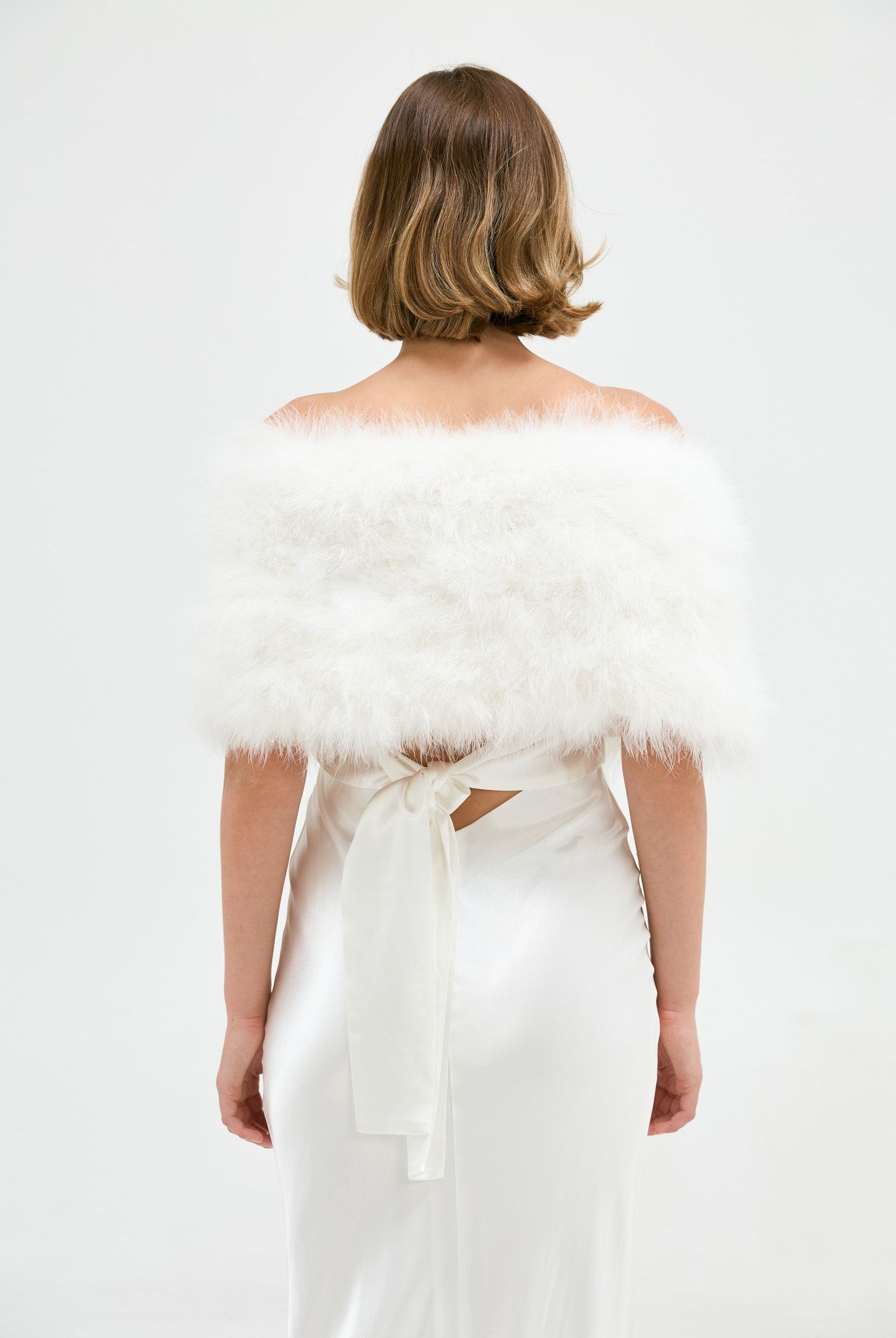 Lottie Wrap - White Wrap Bubish Luxe