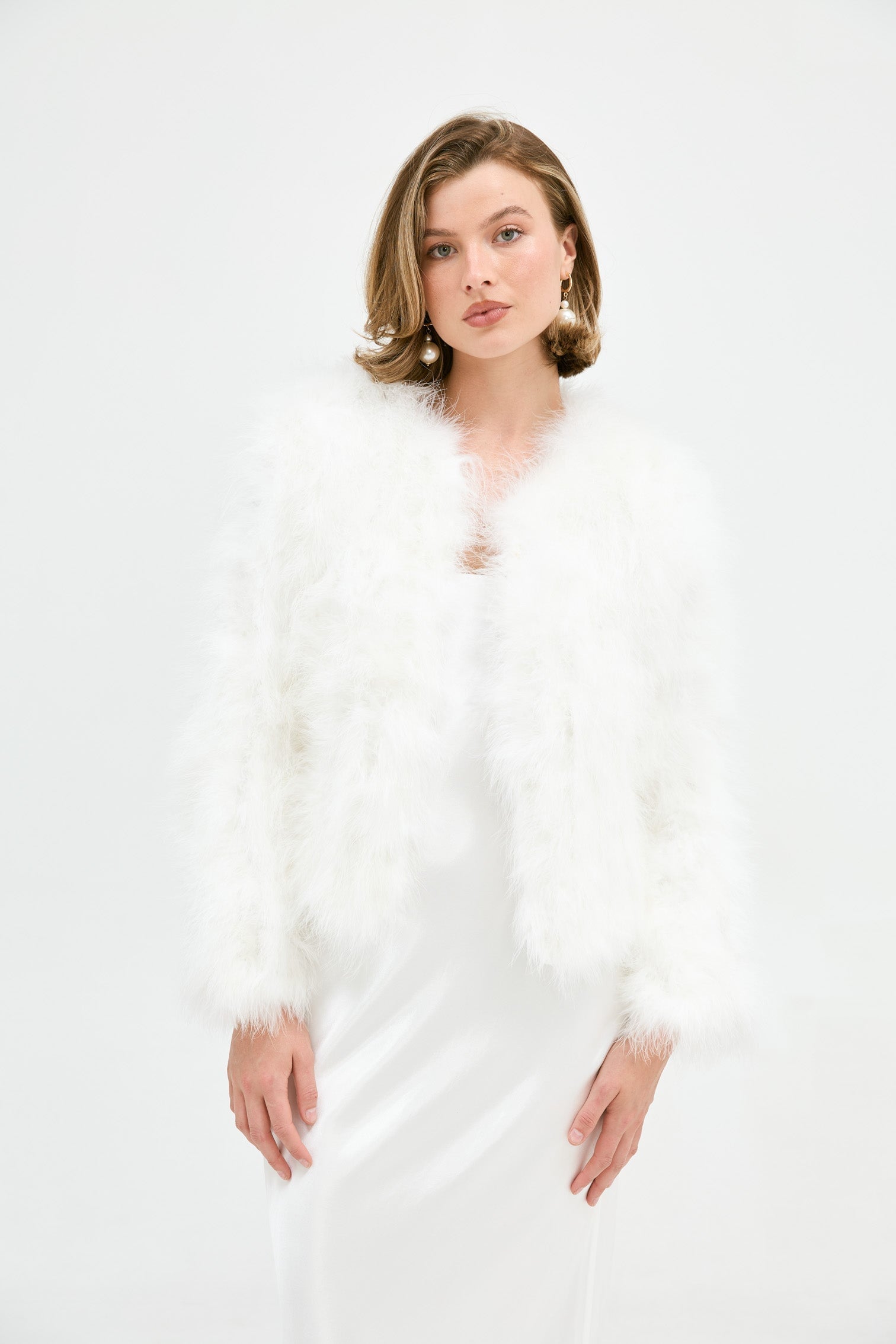 Scarlett Jacket - White Medium Jacket Bubish Luxe
