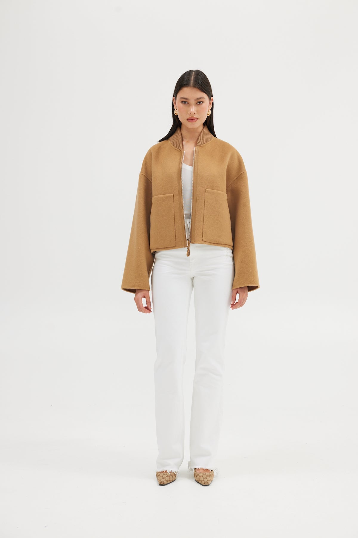 Bonnie Bomber - Walnut JACKET Bubish Luxe