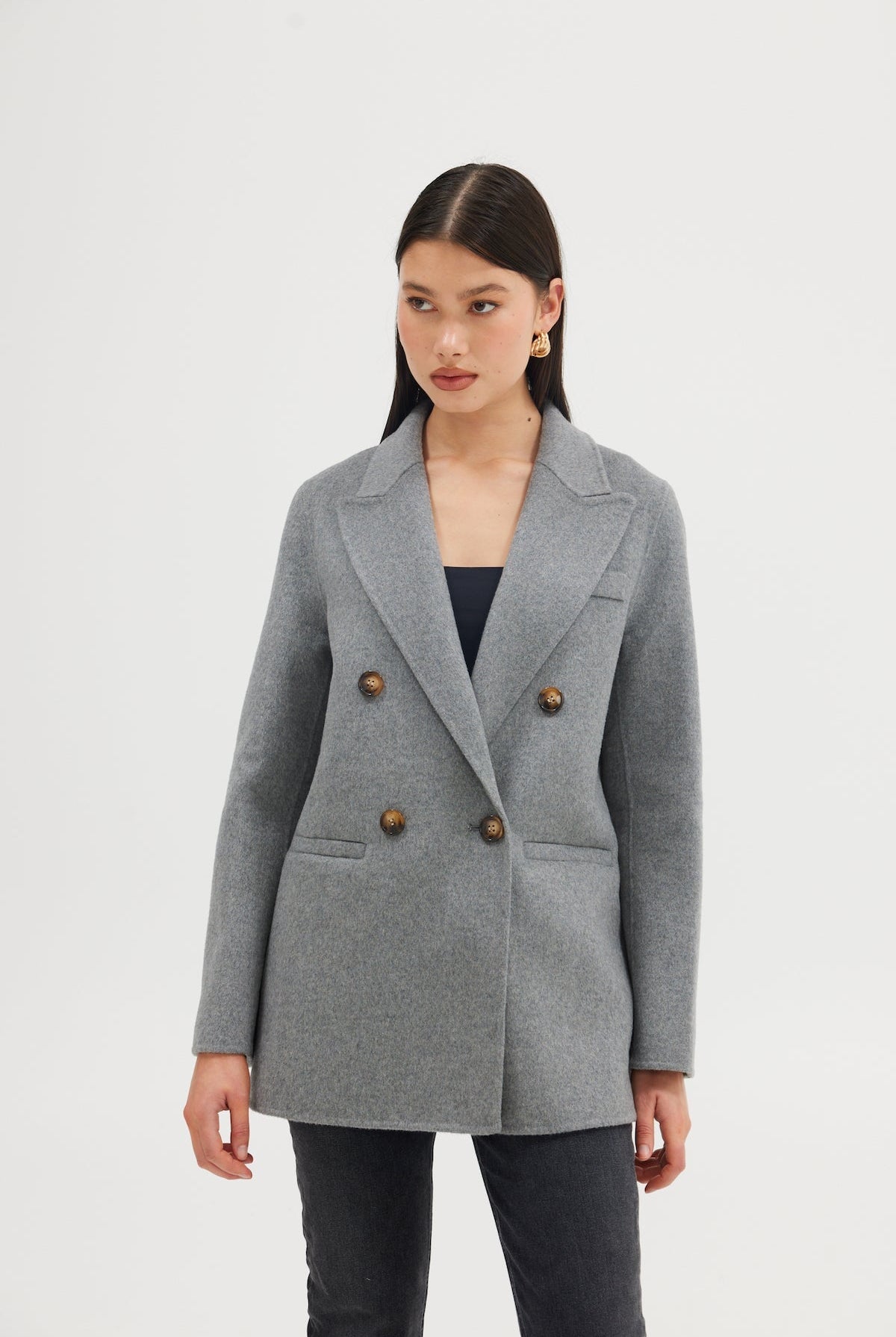 Blair Blazer - Grey JACKET Bubish Luxe