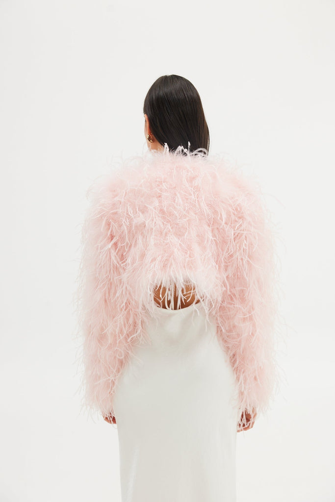 Sara Bolero Jacket - Peonie Pink JACKET Bubish Luxe 