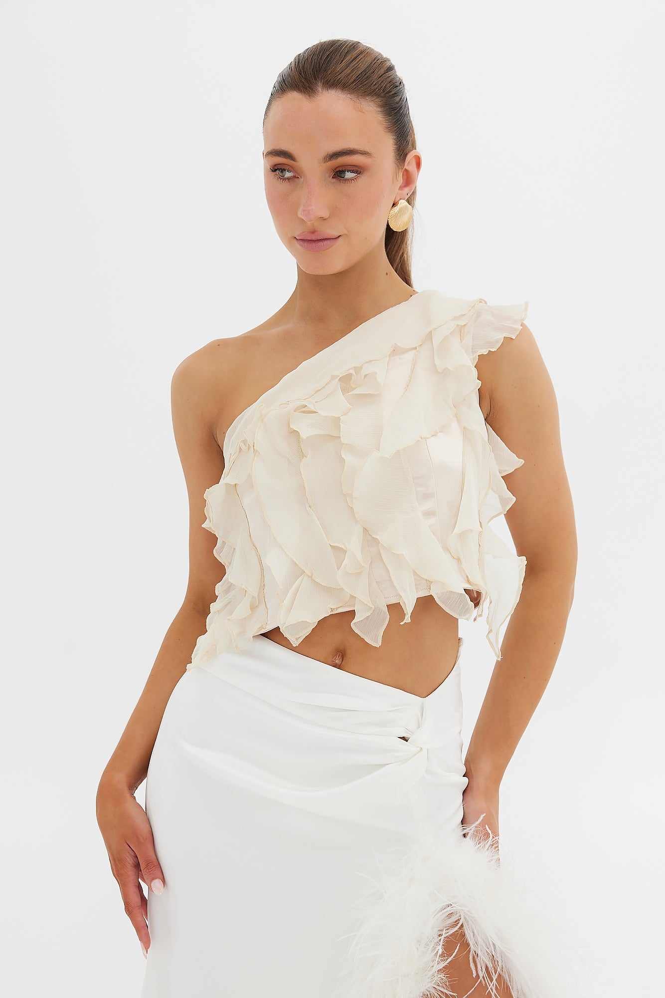 Isabella Ruffle Top Bubish