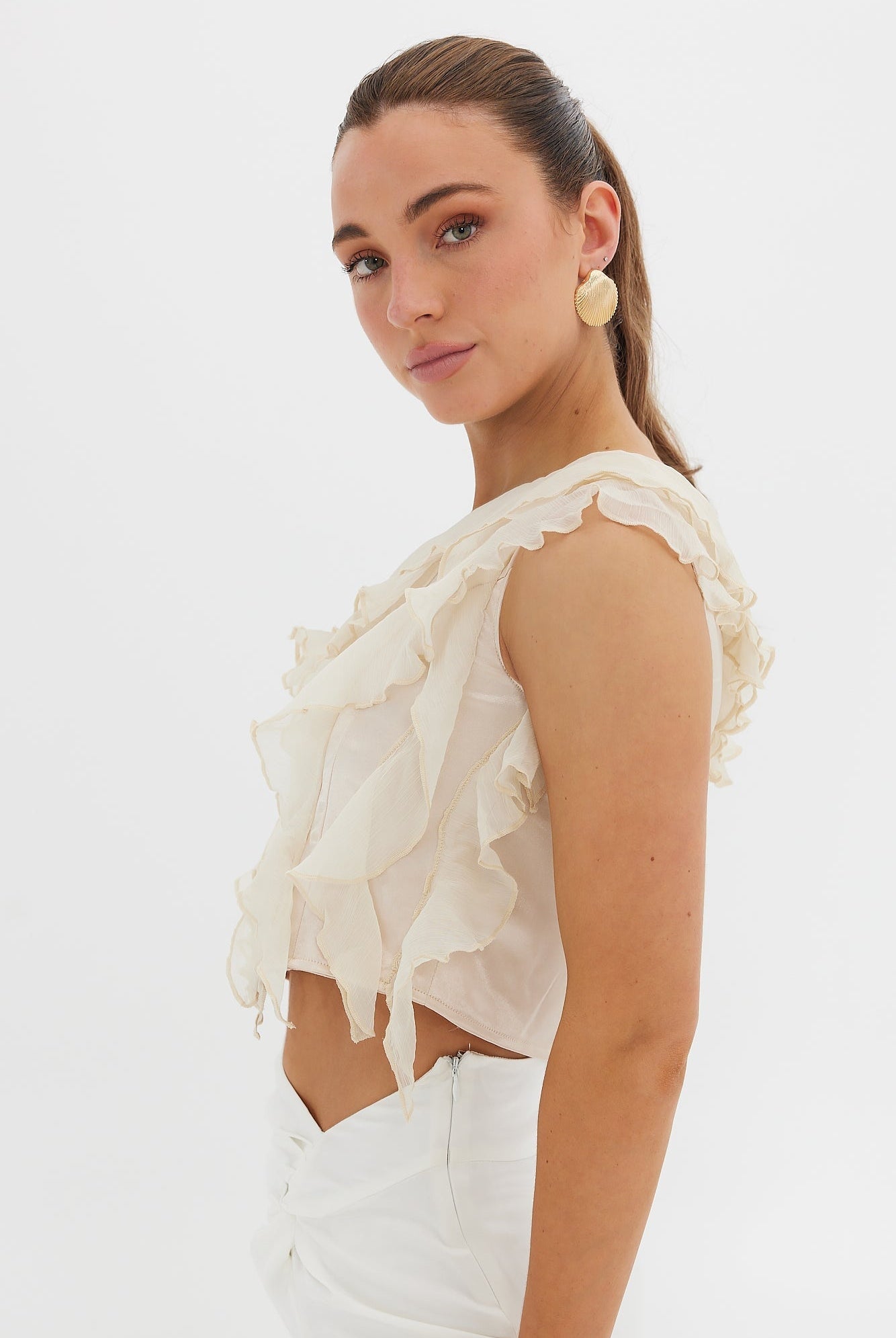 Isabella Ruffle Top Bubish