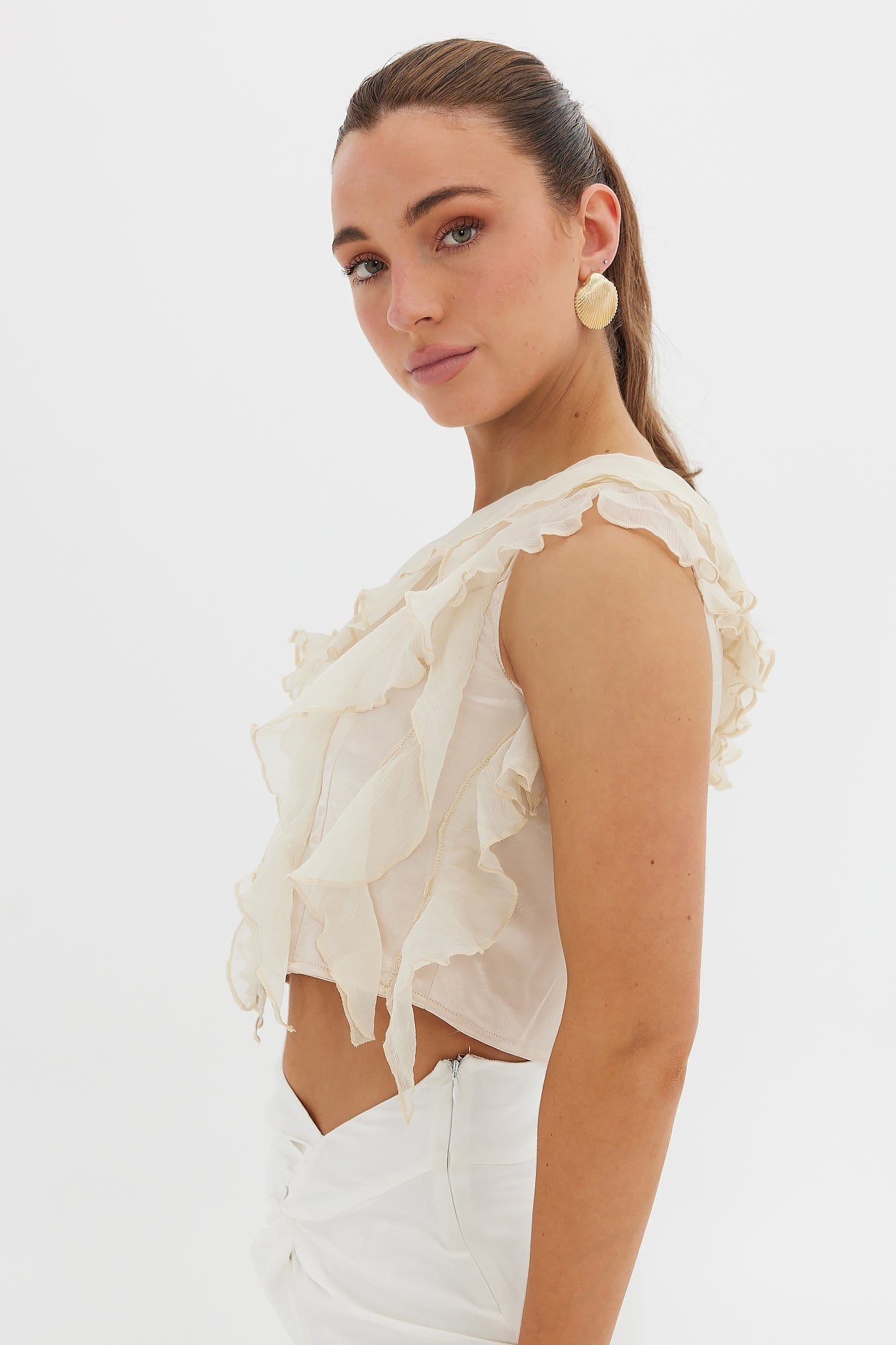 Isabella Ruffle Top Bubish
