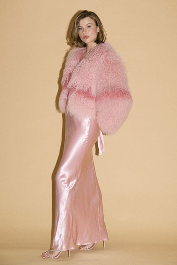 Georgina Jacket - Rosewater/Flamingo Pink JACKET Bubish Luxe 