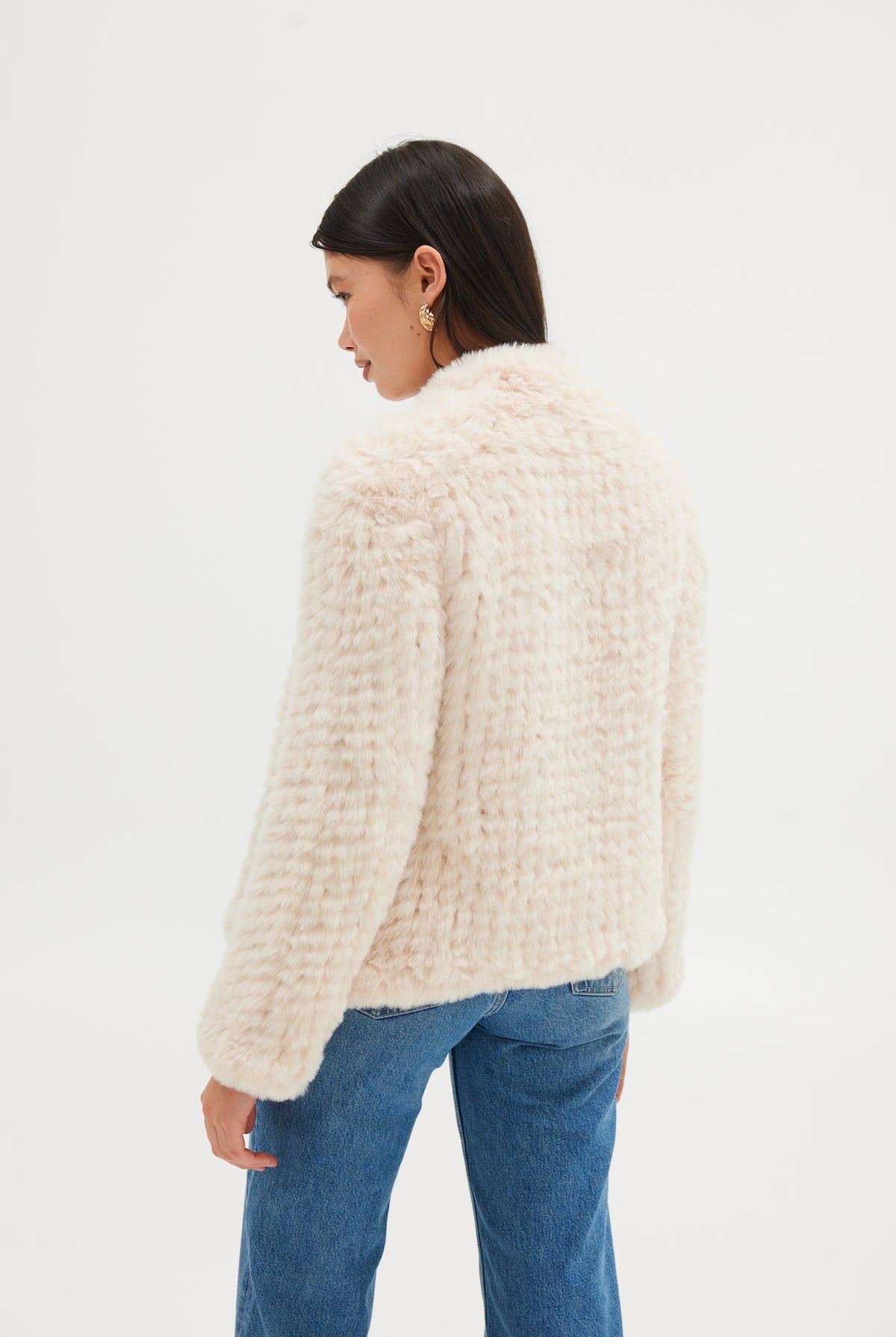 Faux Valencia Jacket - Oatmeal Jacket Bubish Luxe