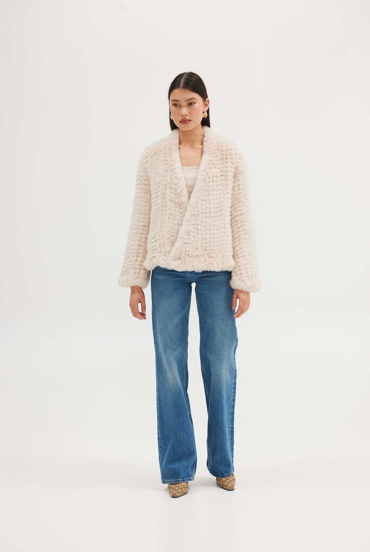 Faux Valencia Jacket - Oatmeal Jacket Bubish Luxe