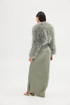 Manhattan Crop Jacket - Sage Cropped Jacket Bubish Luxe