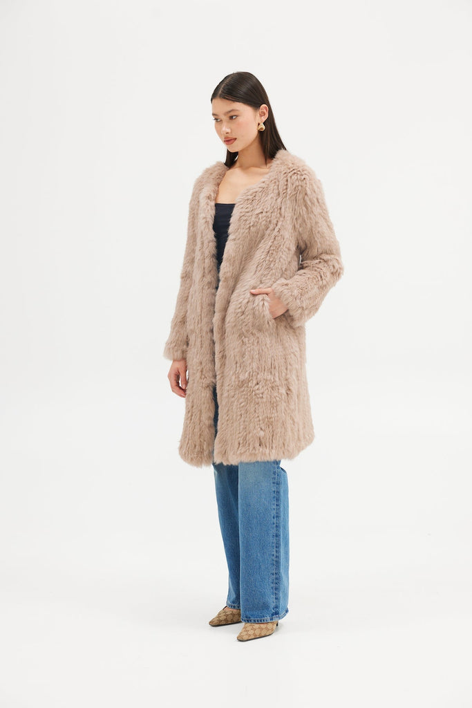 Stella Coat - Clay Long Coat Bubish Luxe 