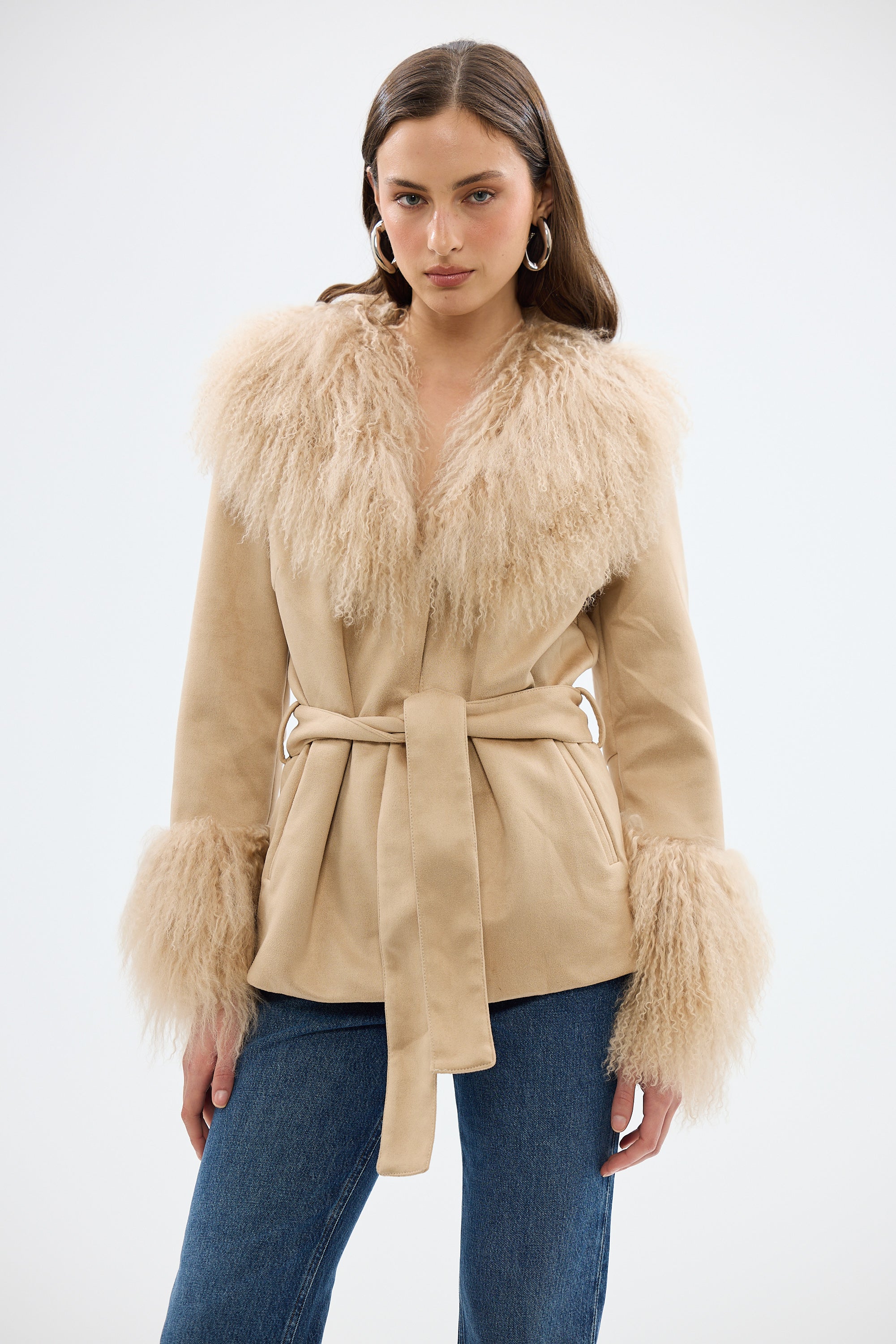 bubish Gigi Jacket Caramel FUR JACKET