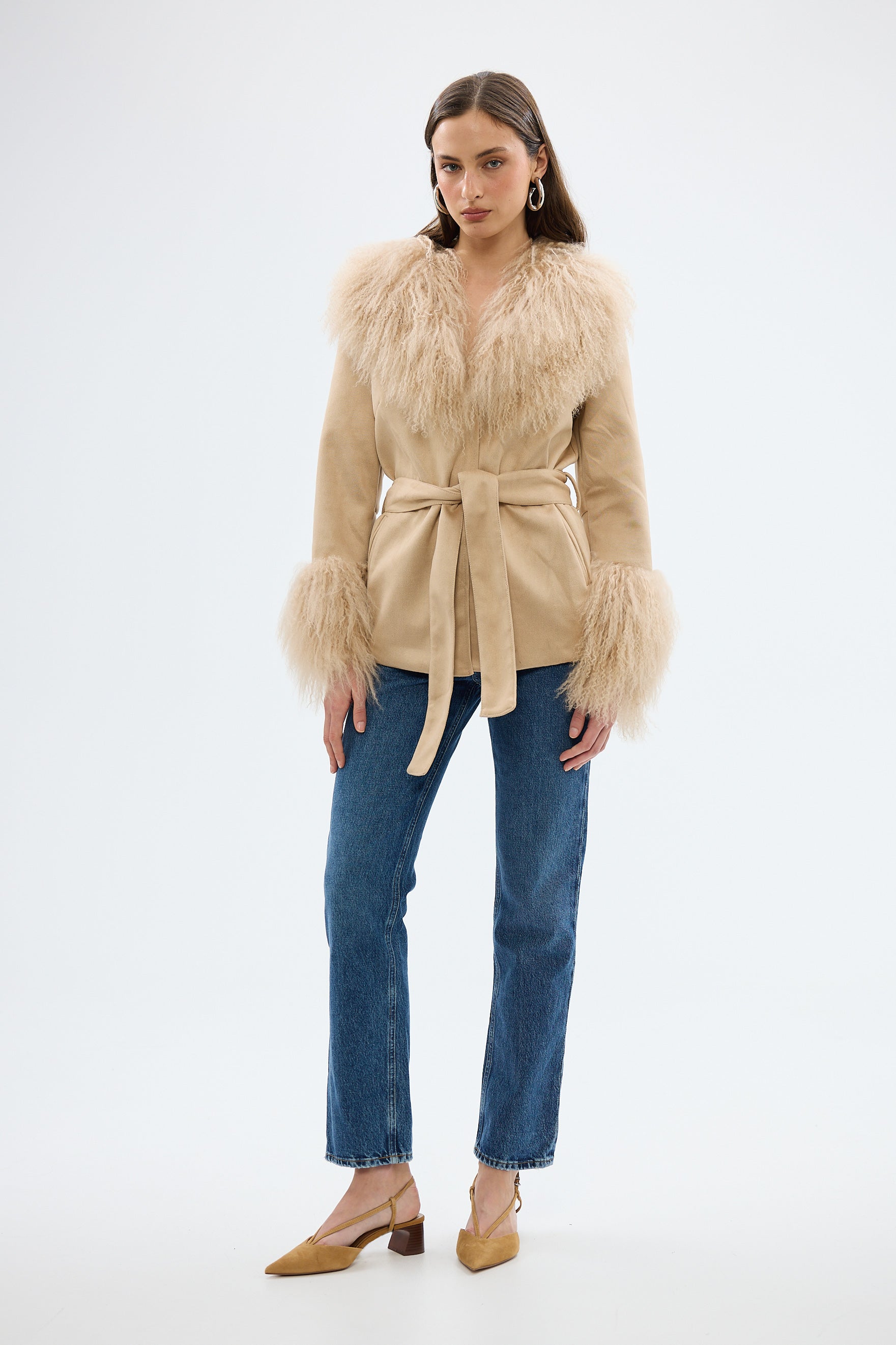 bubish Gigi Jacket Caramel FUR JACKET