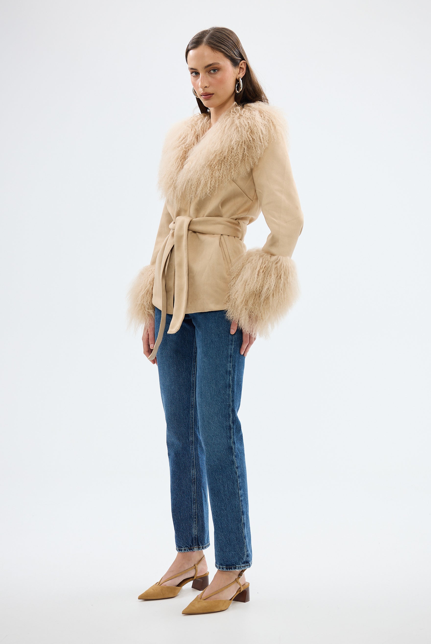 bubish Gigi Jacket Caramel FUR JACKET