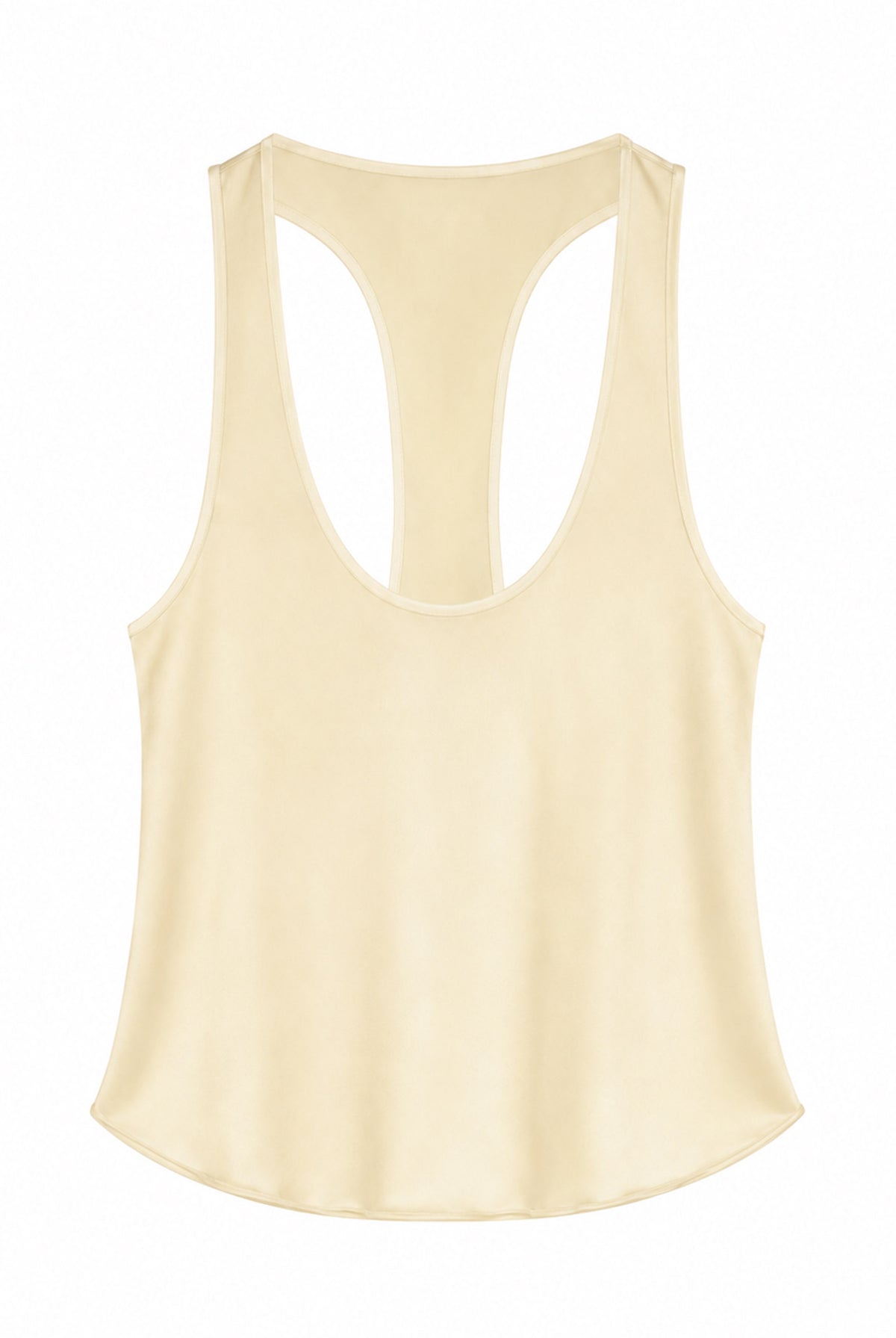 bubish Ash Top Pale Yellow SATIN TOP