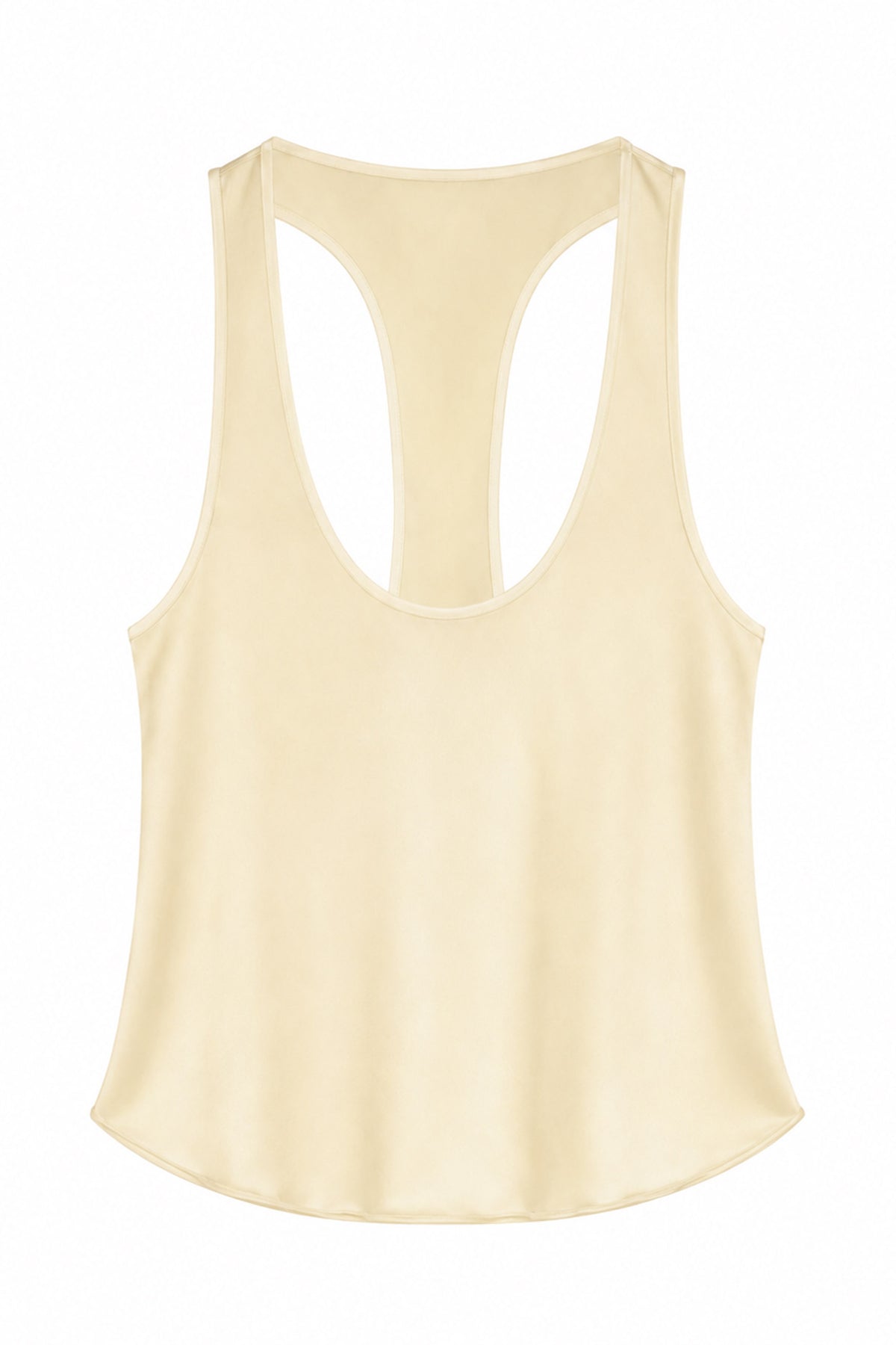 bubish Ash Top Pale Yellow SATIN TOP