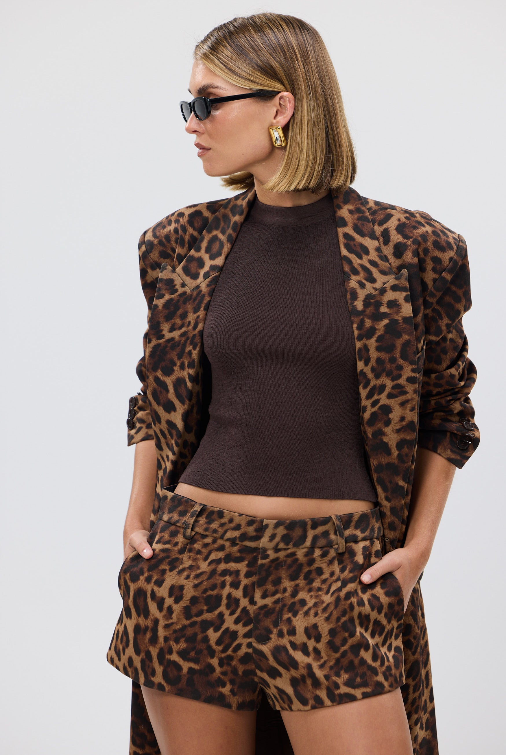 bubish Charlee Hot Short Leopard MINI SHORT