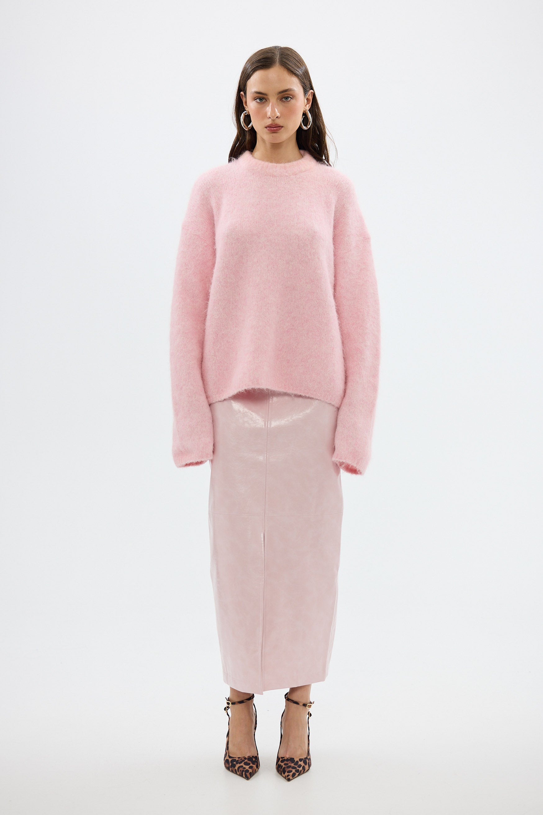 bubish Clara Knit Flamingo Pink ALPACA KNIT