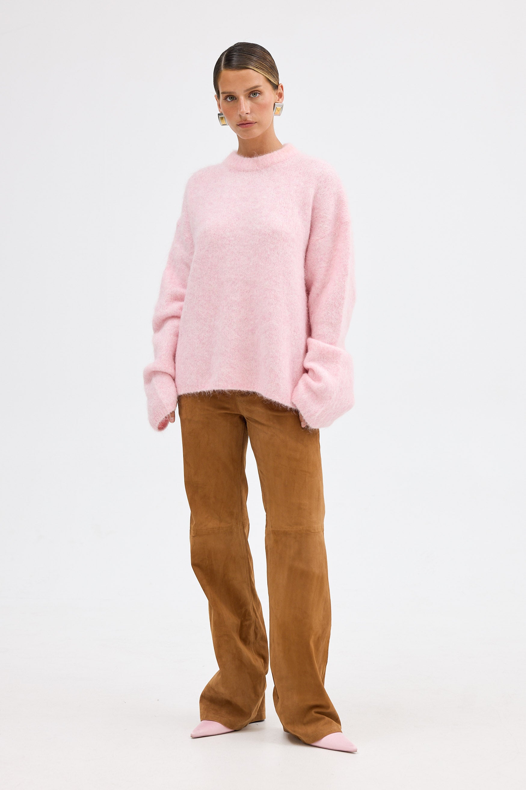 bubish Clara Knit Flamingo Pink ALPACA KNIT