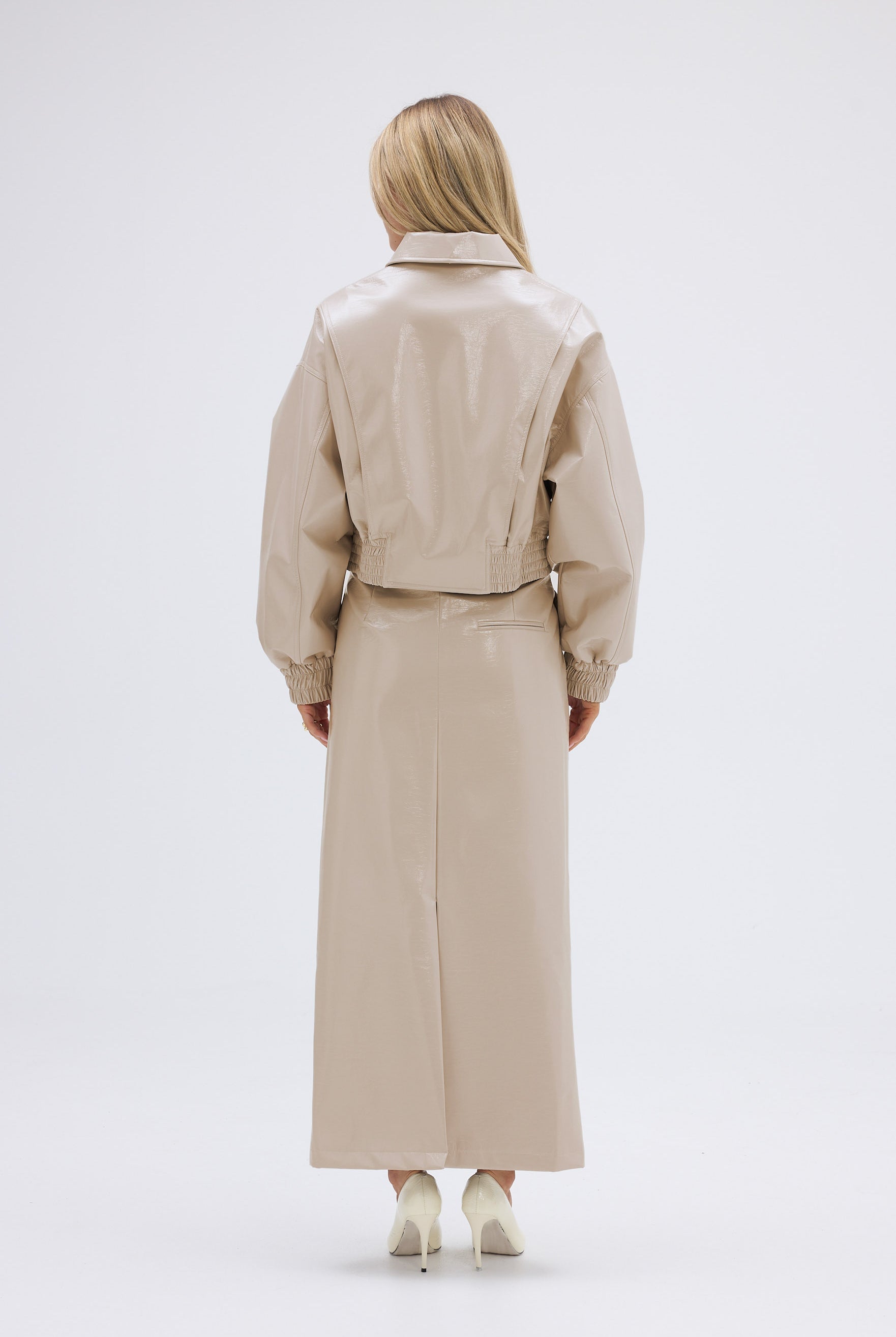 bubish Eliza Bomber Jacket Pearl Grey SKIRT