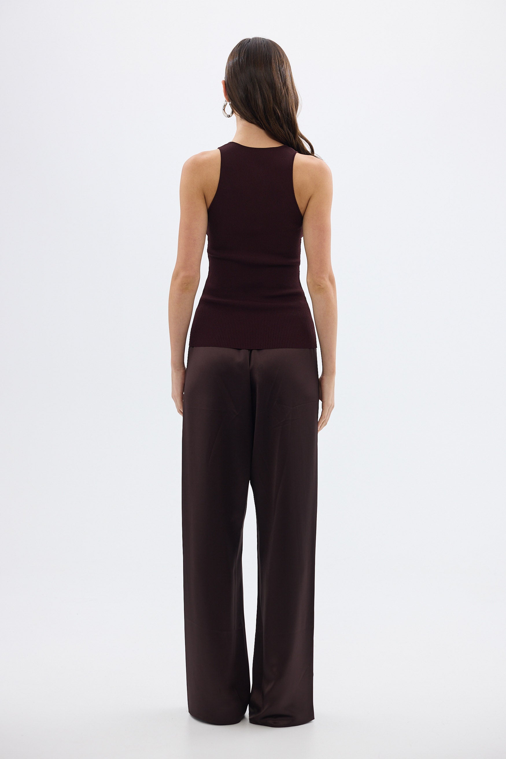 bubish Ellis Tank Top Chocolate KNIT TANK