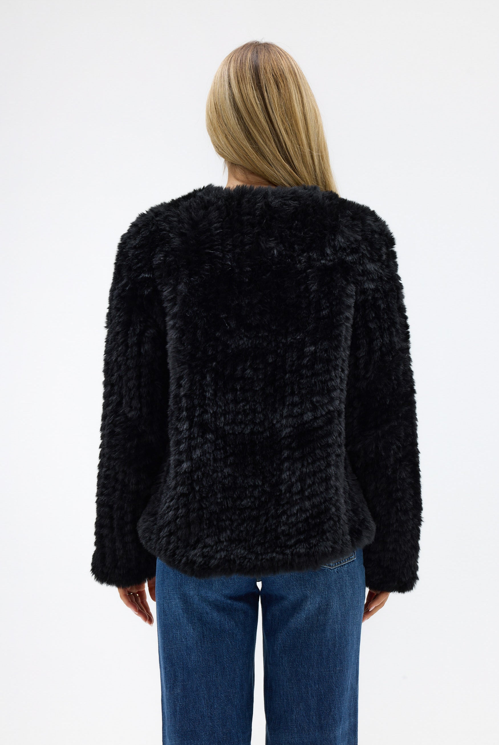 bubish Emma Faux Fur Jacket Black JACKET