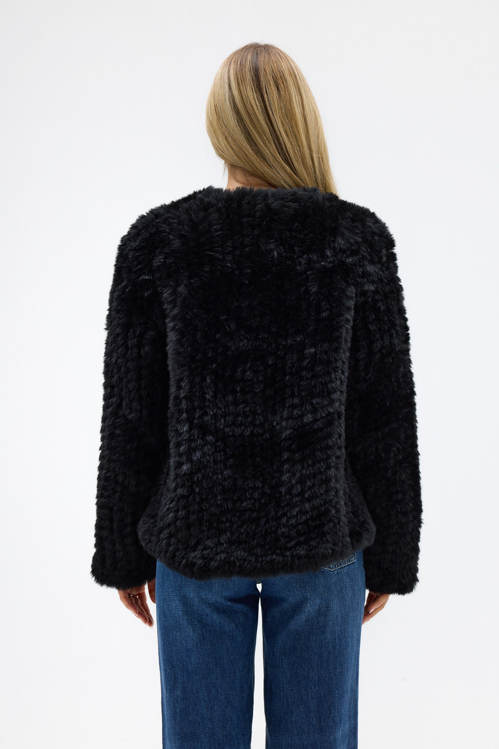 bubish Emma Faux Fur Jacket Black JACKET
