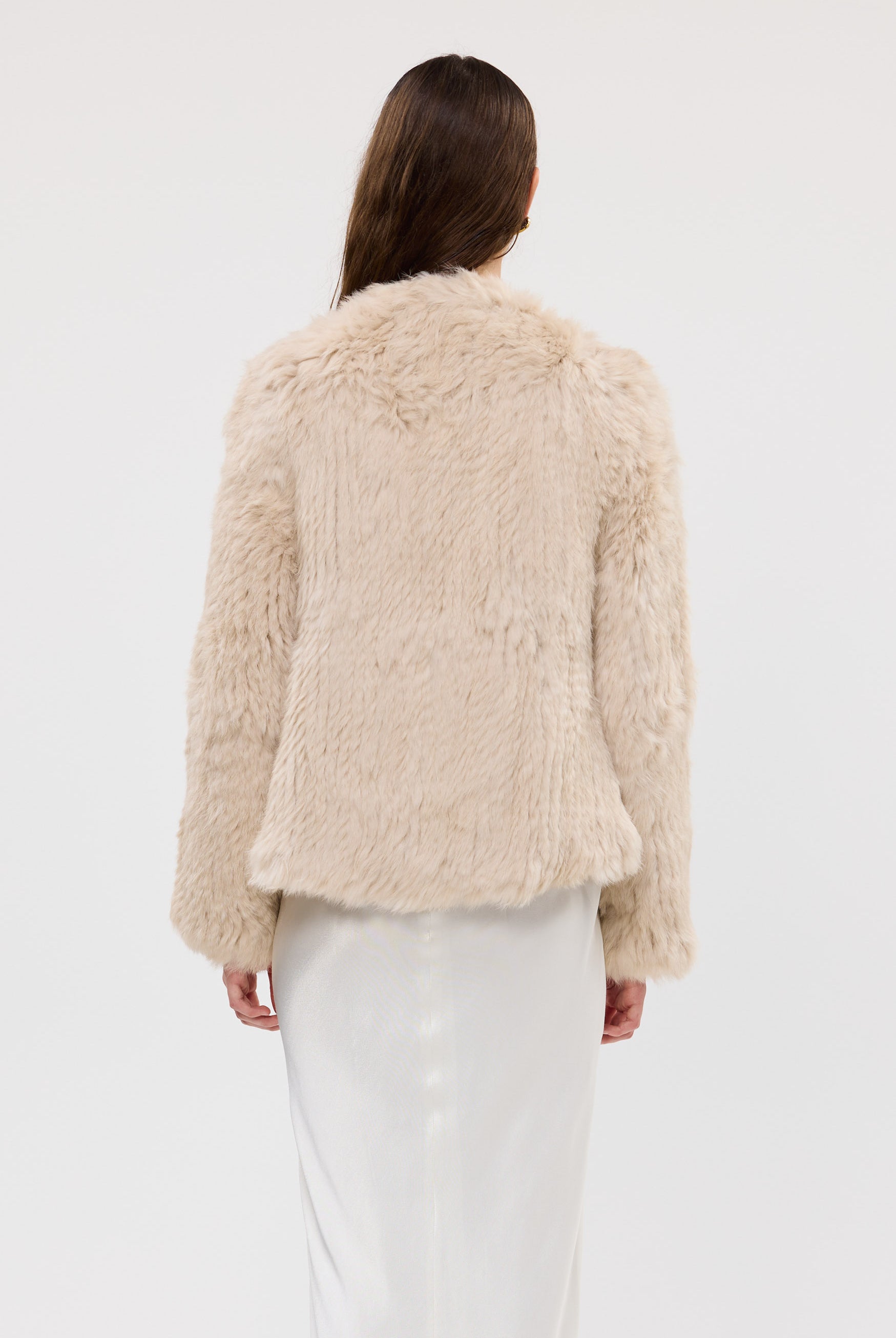 bubish Emma Jacket Oatmeal FUR JACKET