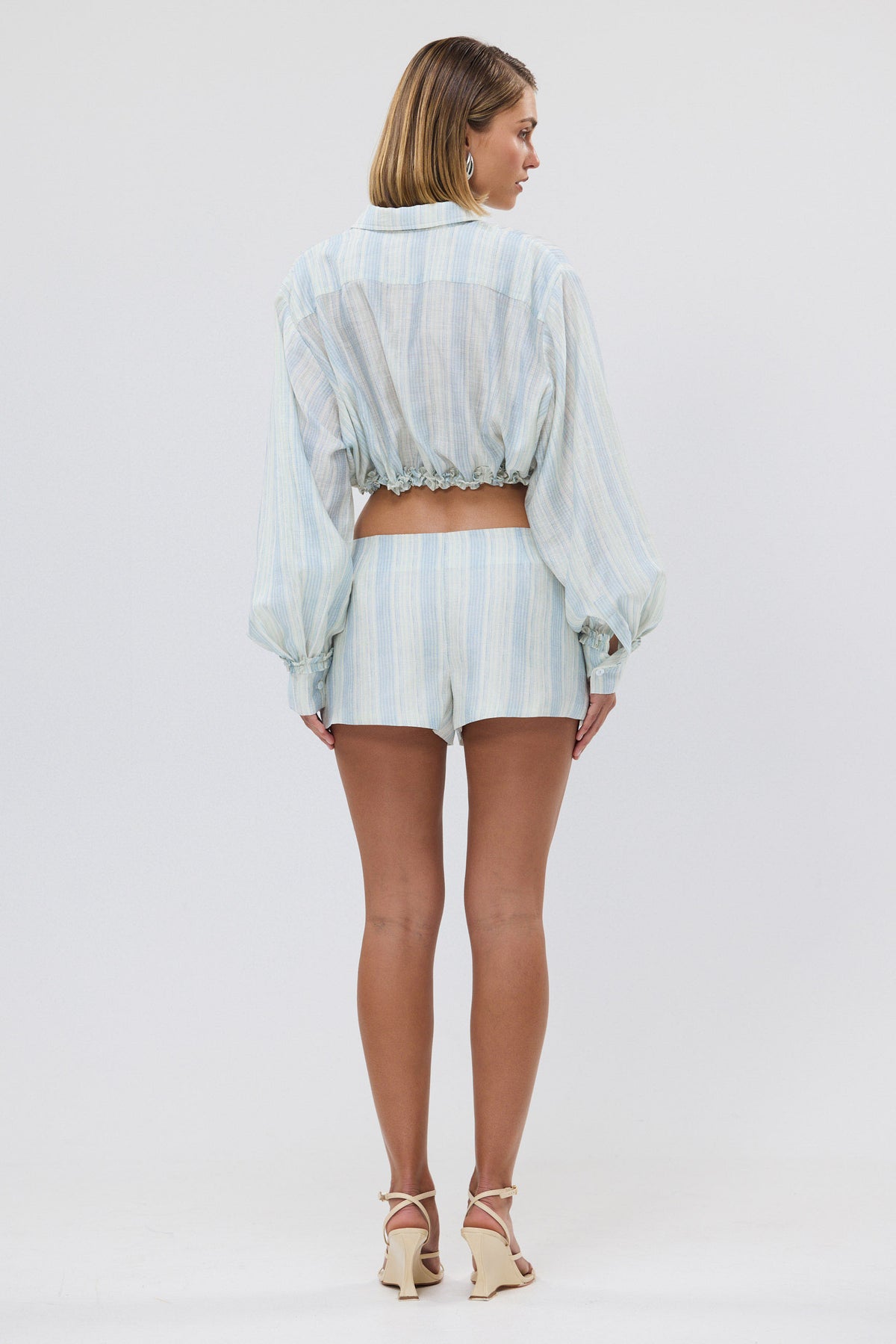 bubish Estelle Short Blue Stripe HOT SHORTS
