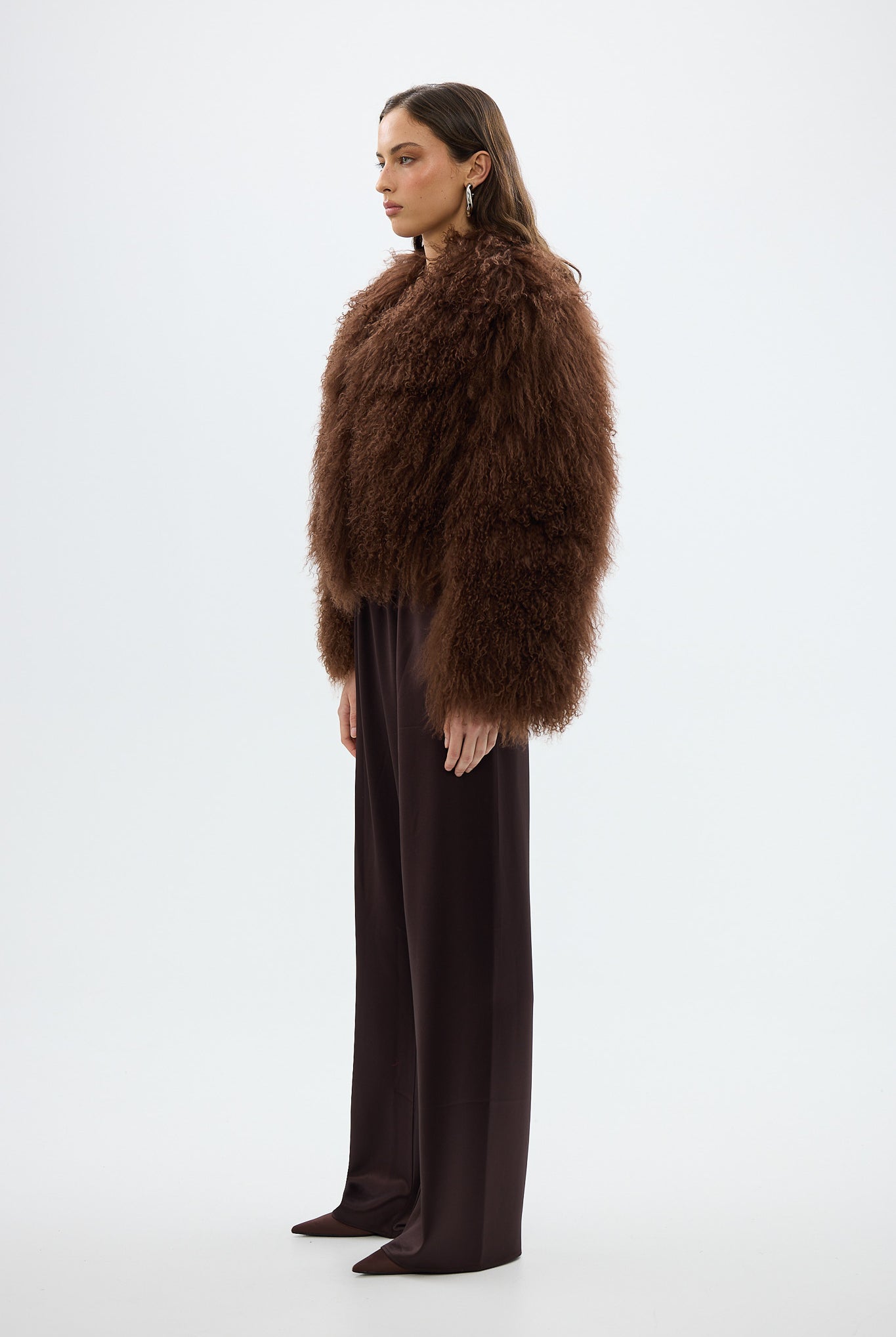 Georgina Jacket Chocolate FUR JACKET bubish