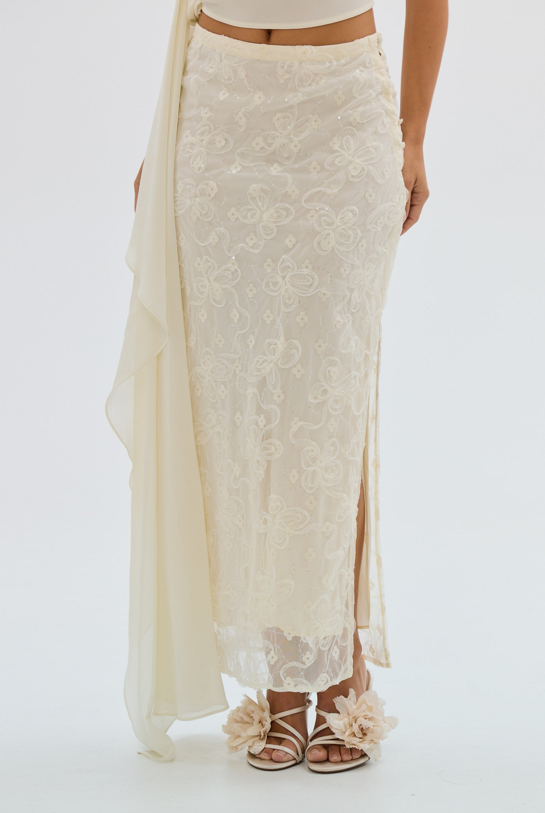 bubish Hazel Sequin Lace Skirt SKIRT