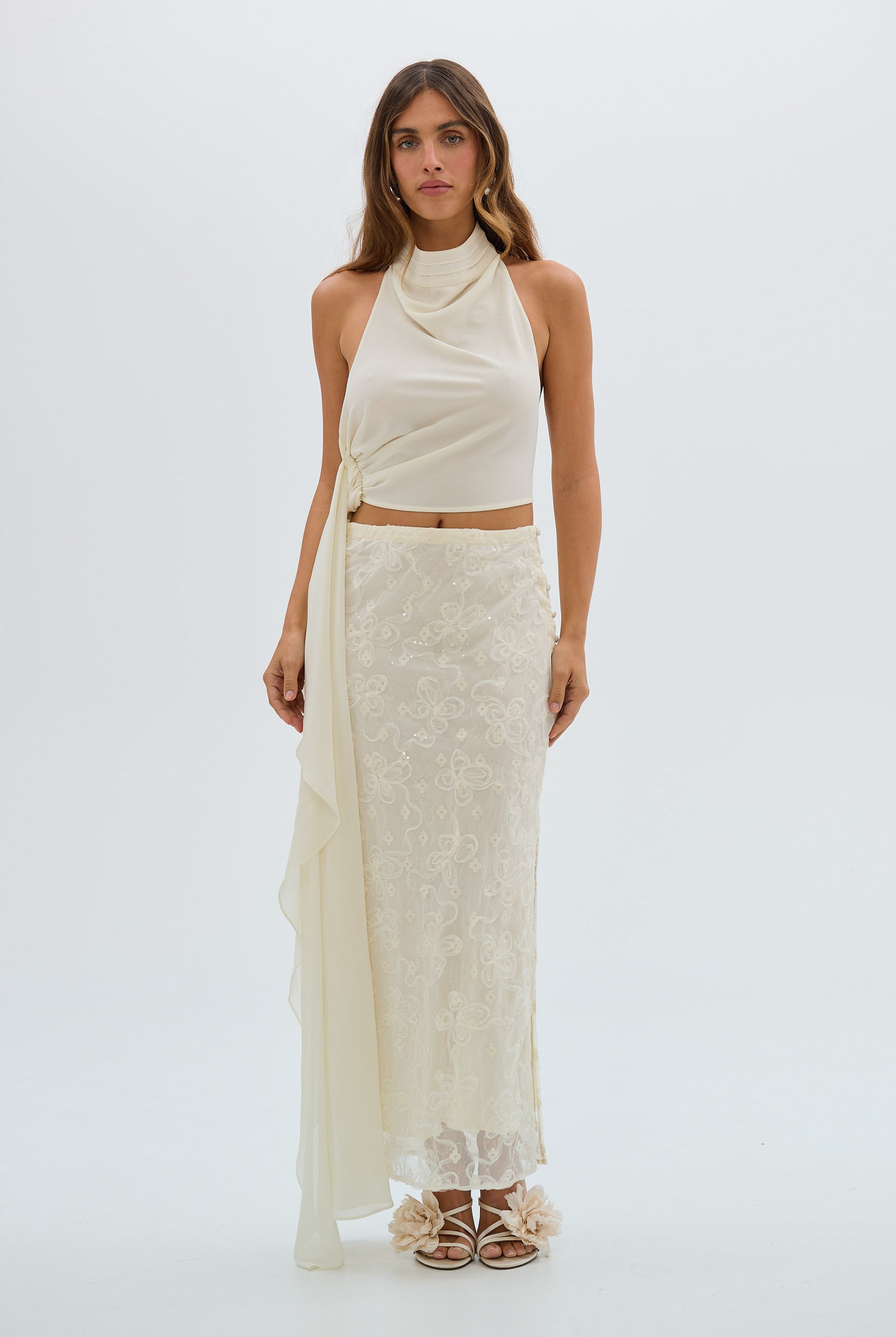 bubish Hazel Sequin Lace Skirt SKIRT