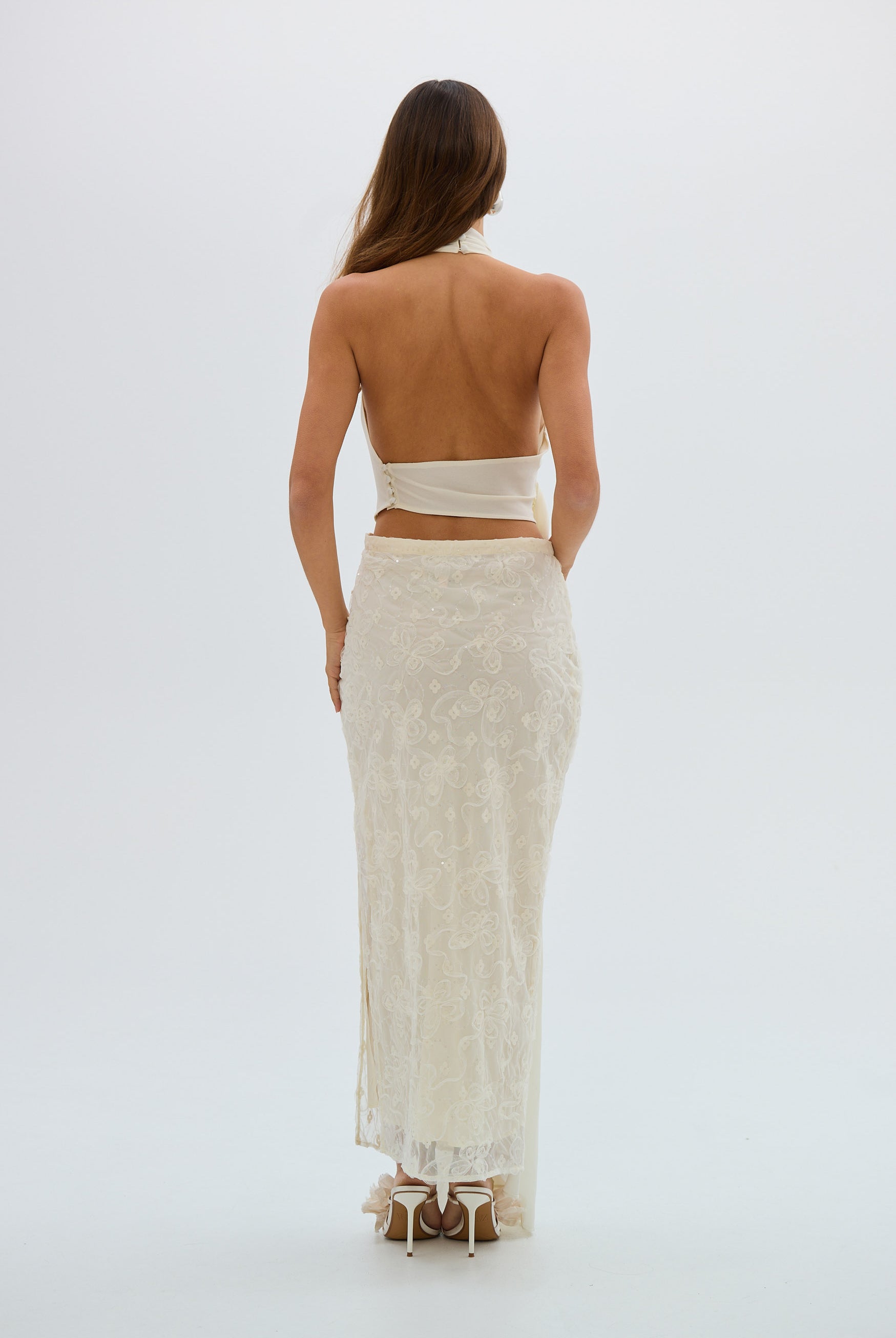 bubish Hazel Sequin Lace Skirt SKIRT