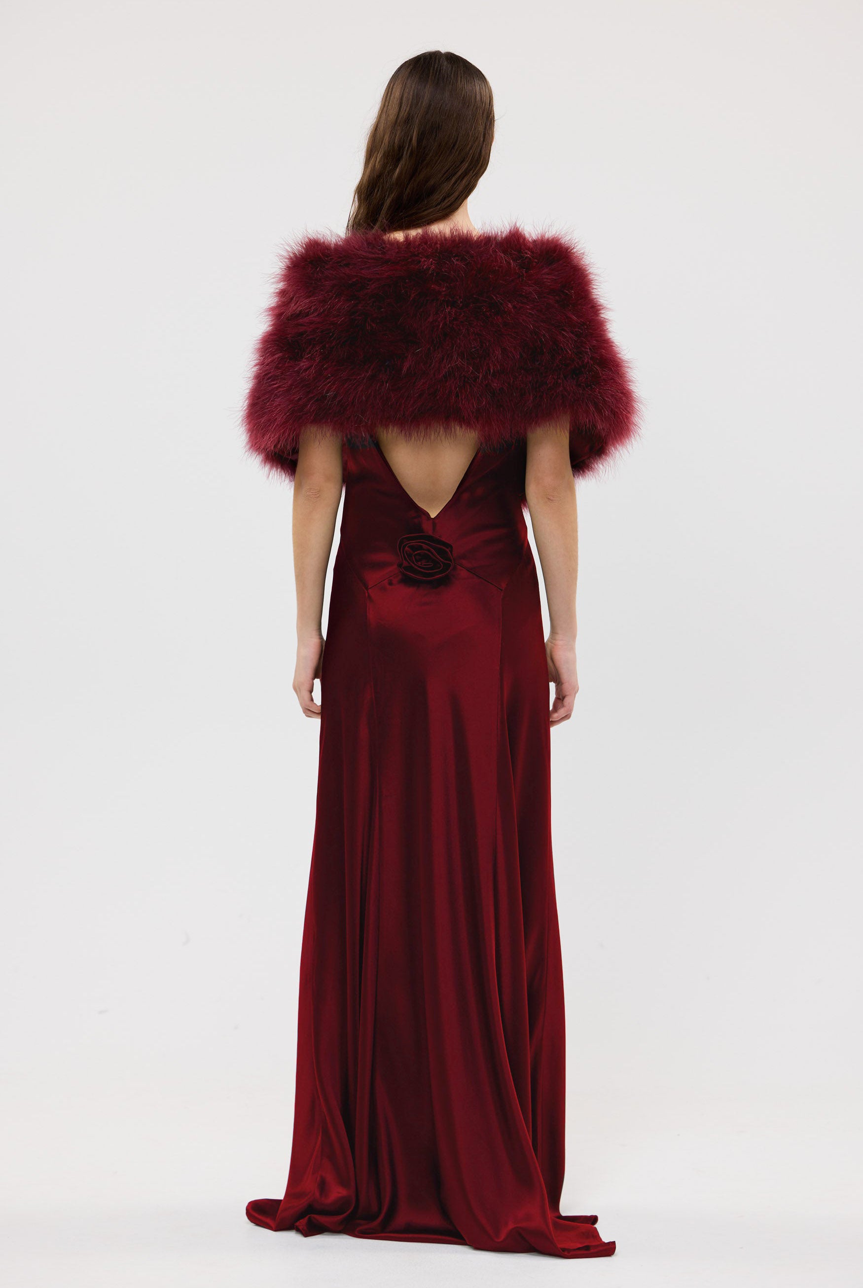 bubish Lottie Wrap Cherry FEATHER WRAP