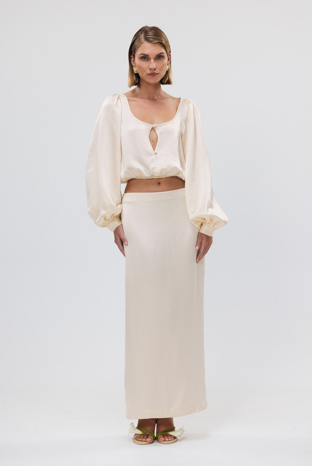 bubish Matilda Maxi Skirt Ivory MAXI SKIRT