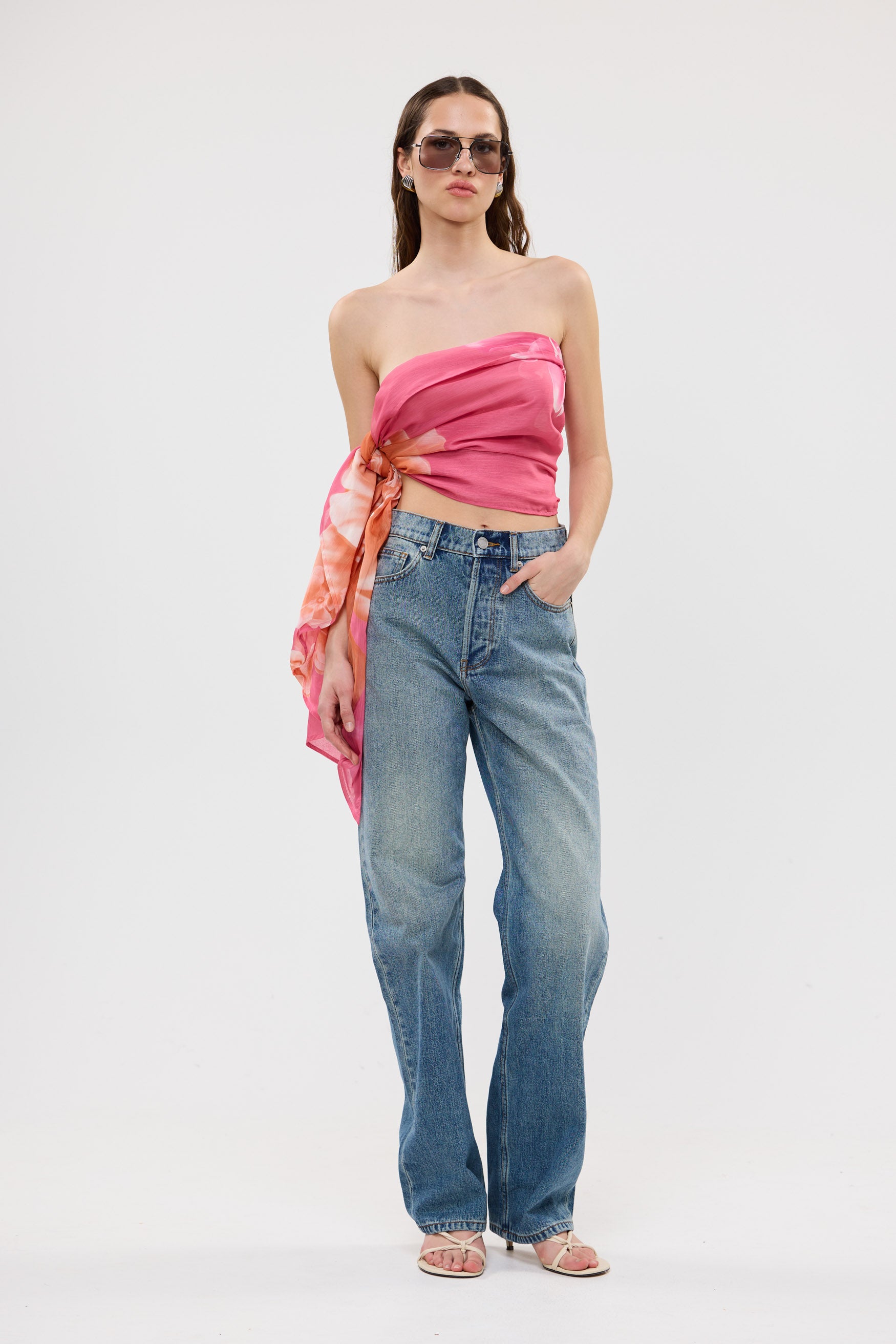 bubish Noa Scarf Top Floral SCARF TOP